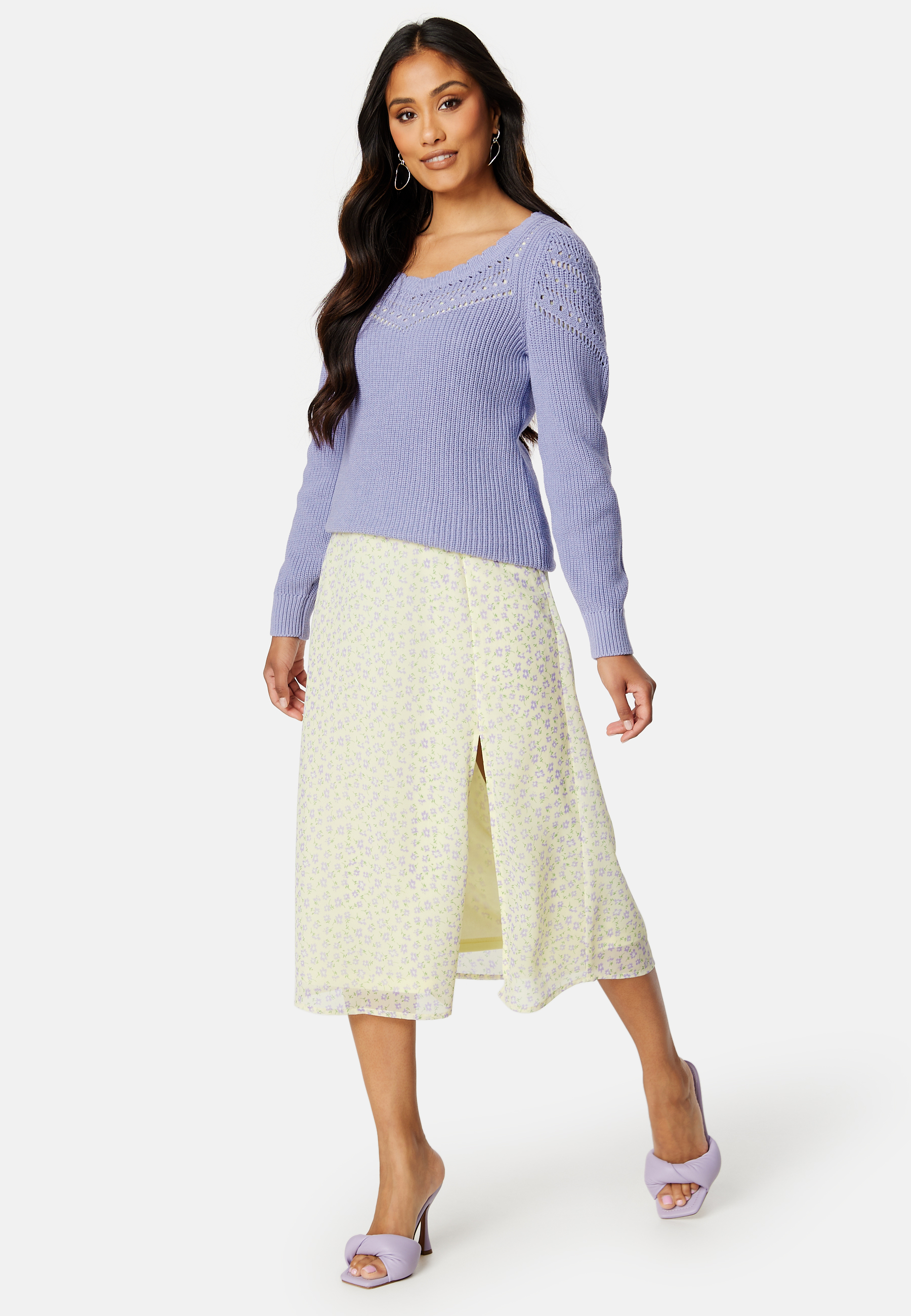 Emmy Sweetheart L/S Knit Top