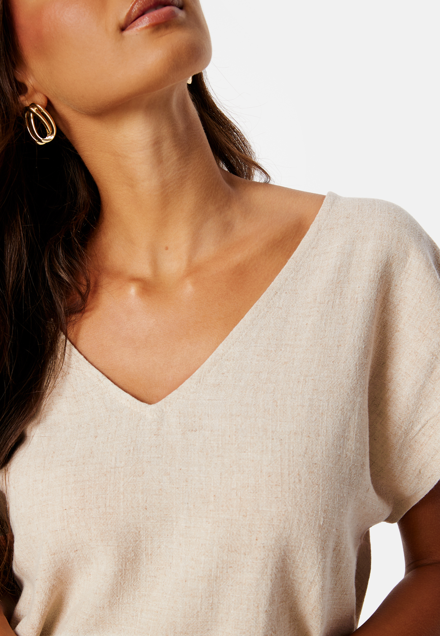 Filia V-Neck Capsleeve Top 5