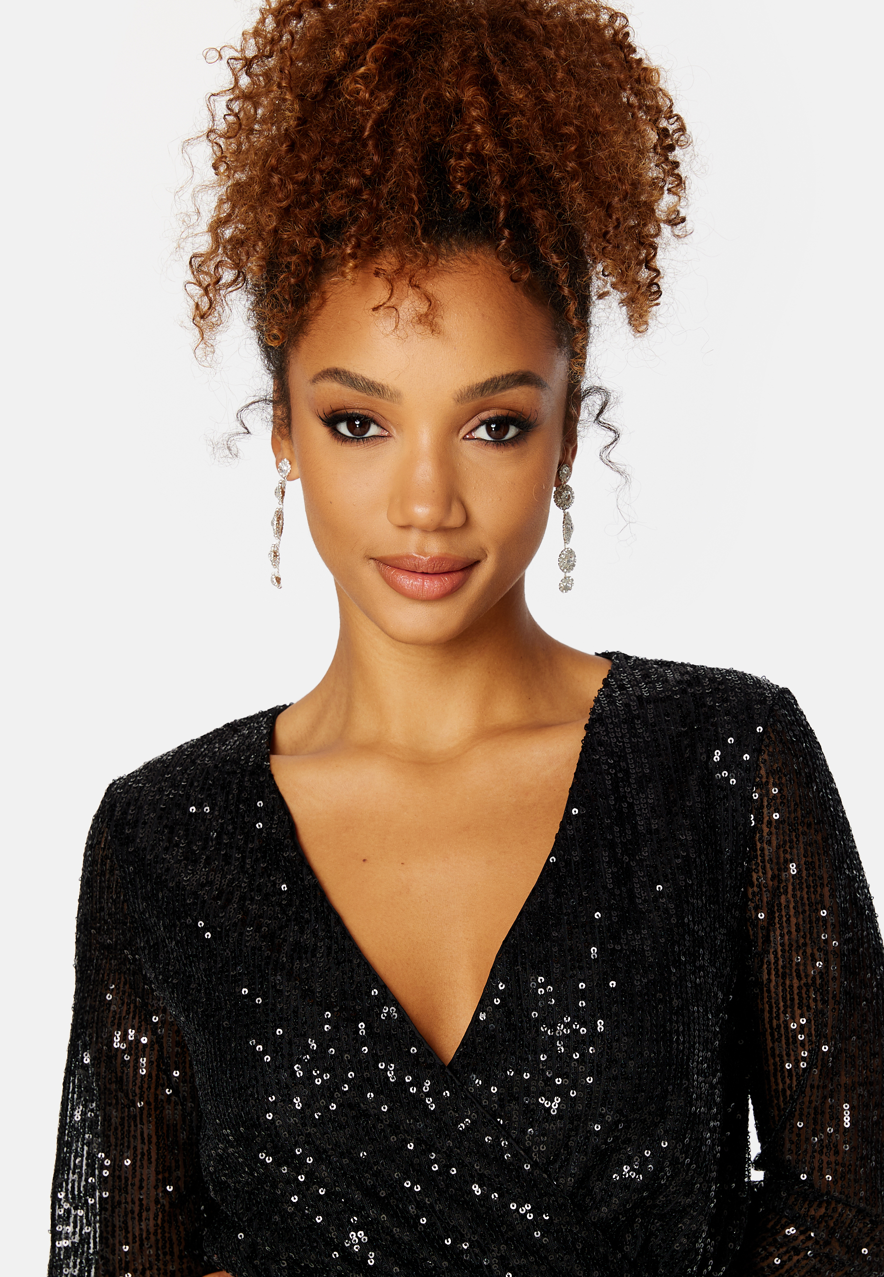 Glitas L/S Wrap Dress 3