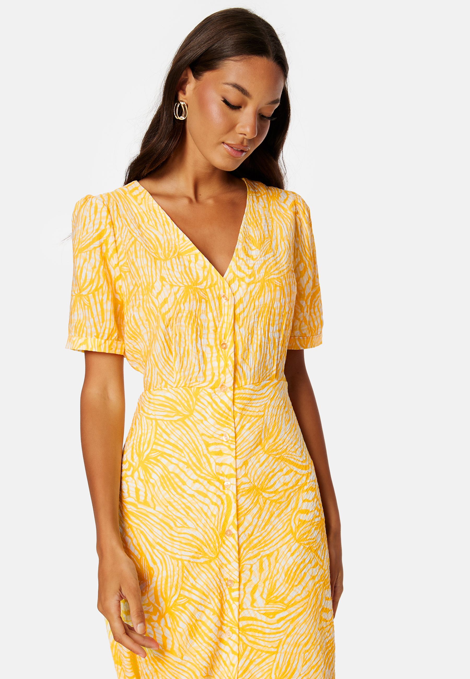 Limia Eva V-Neck S/S Mid Calf Dress 2