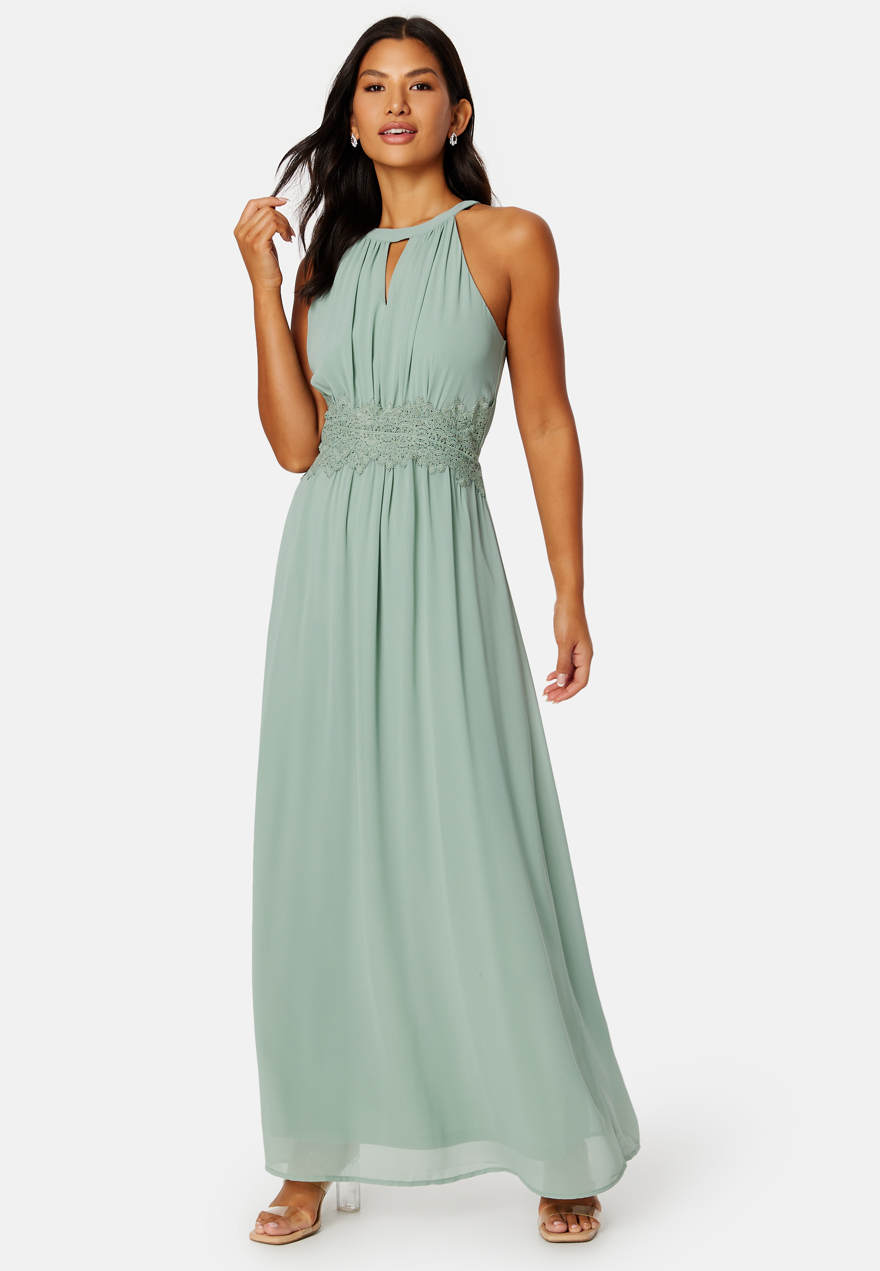 Milina Halterneck Maxi Dress 2