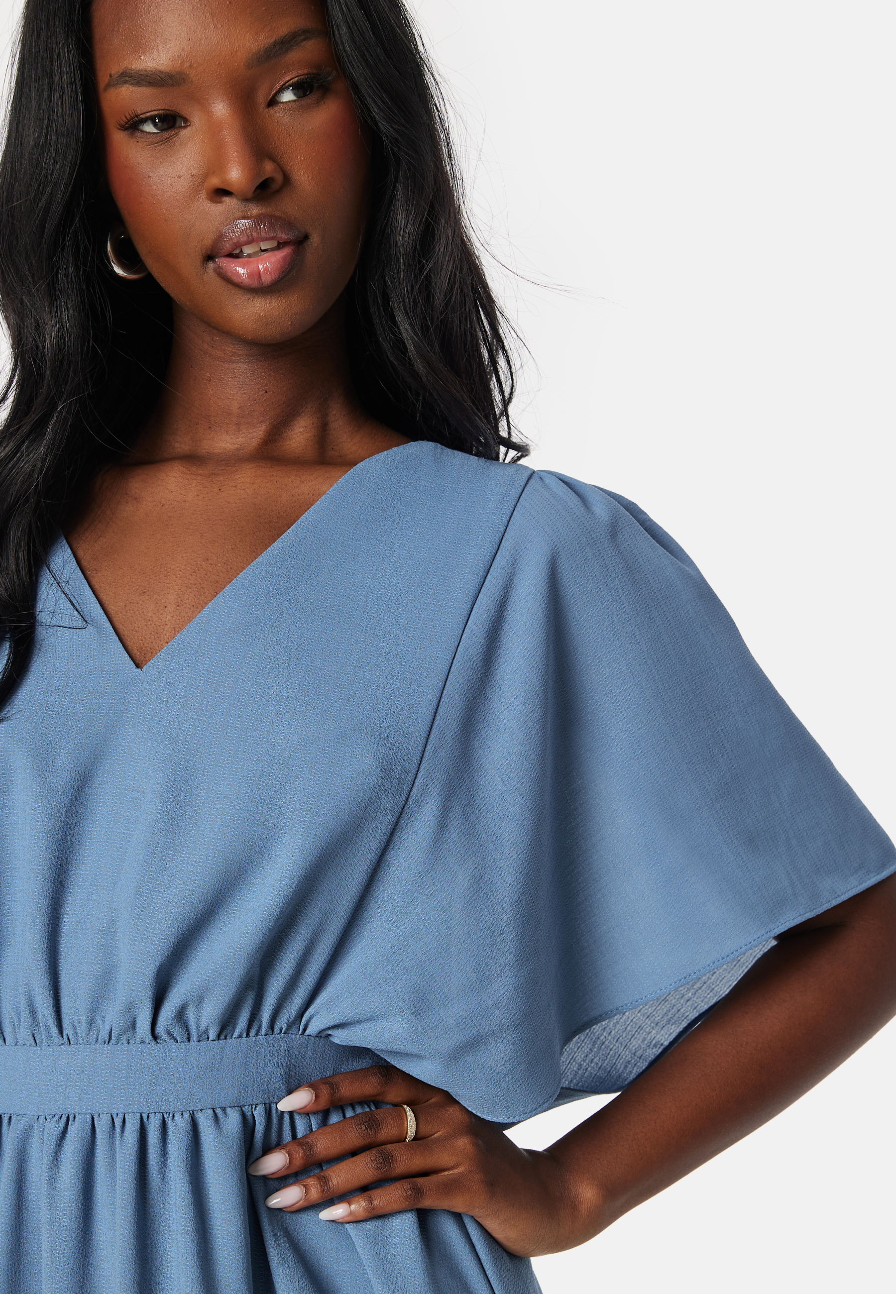 Mirage 2/4 V-Neck Ankle Dress 3