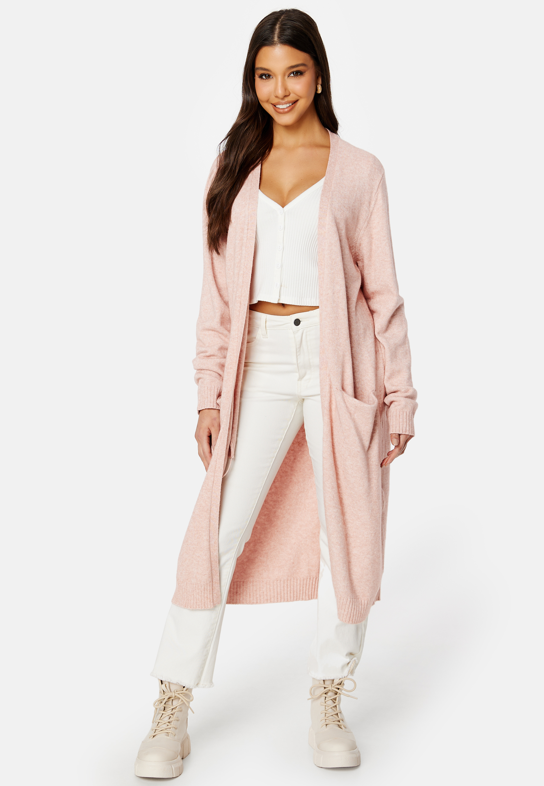 Ril Long Knit Cardigan