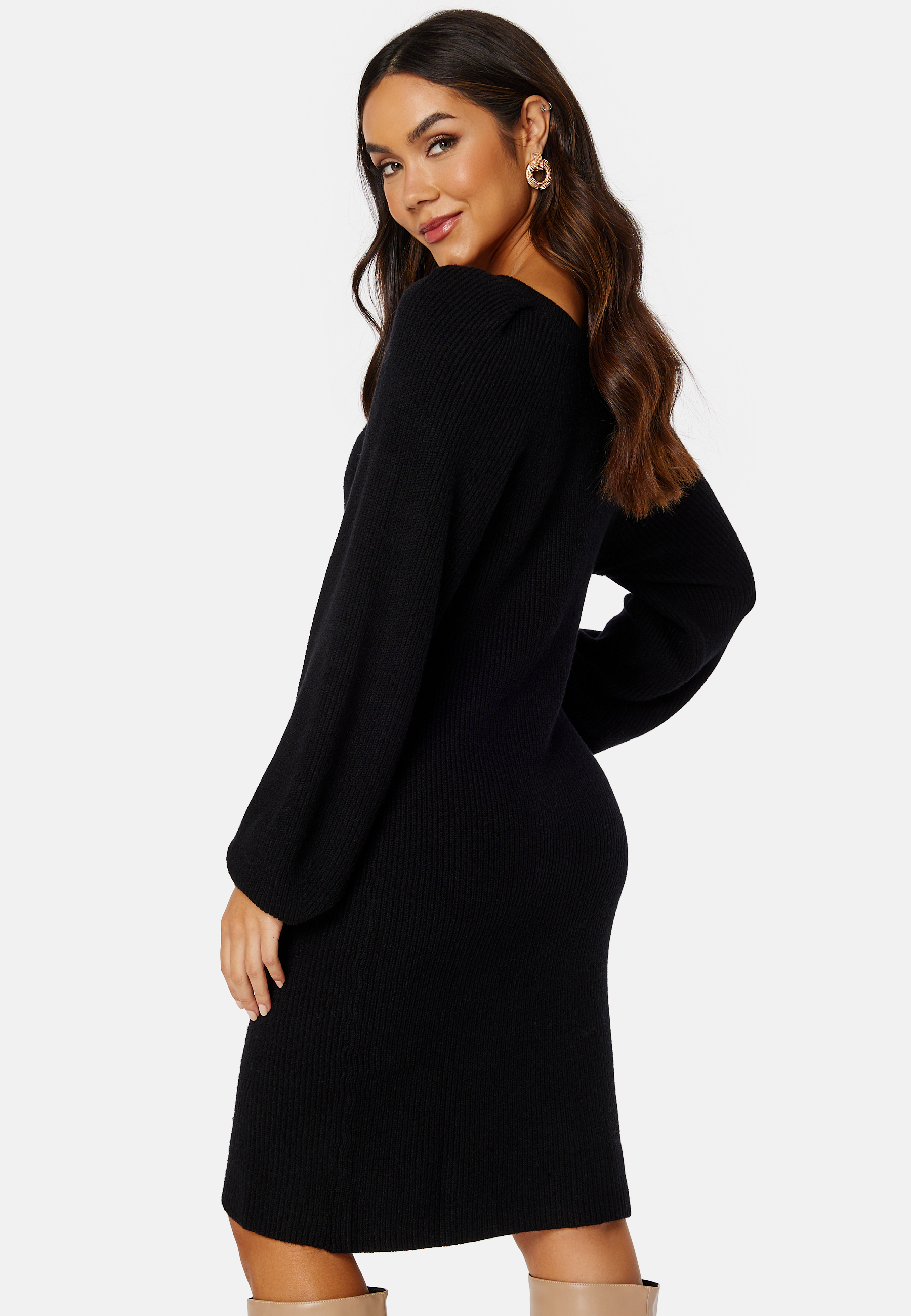 Ril L/S Detail Knit Dress 2