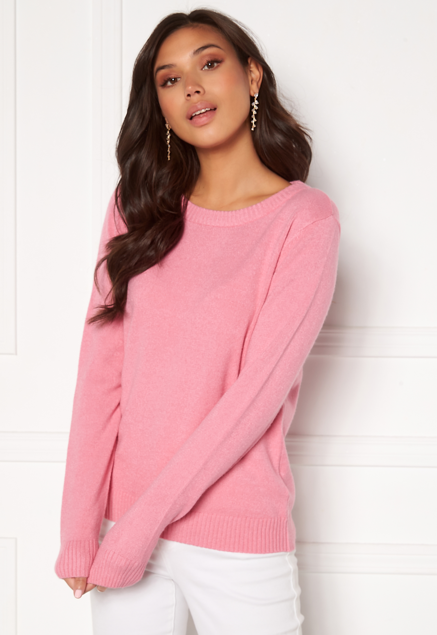 Viril O-neck L/S Knit Top
