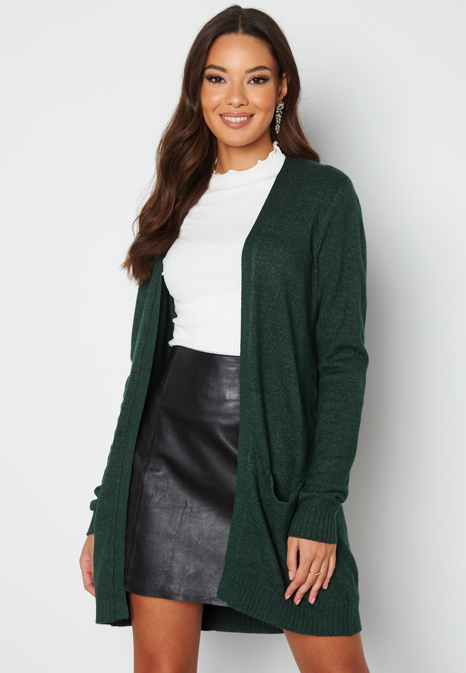 Viril Open L/S Knit Cardigan
