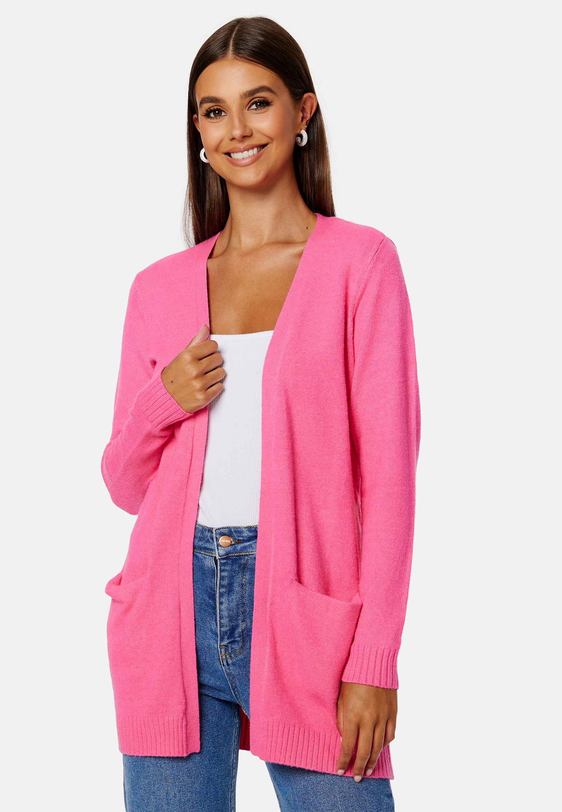 Viril Open L/S Knit Cardigan