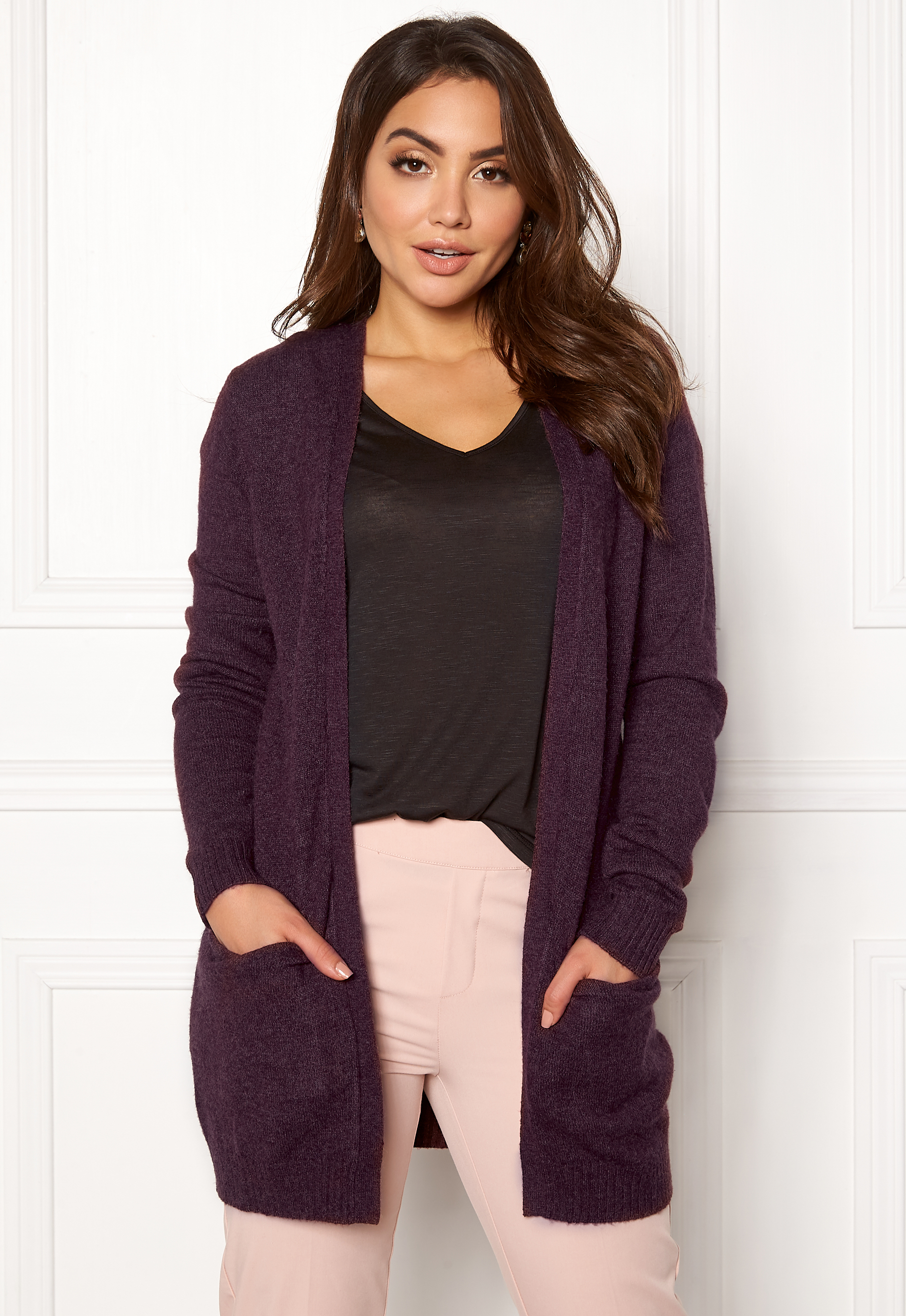 Viril Open L/S Knit Cardigan