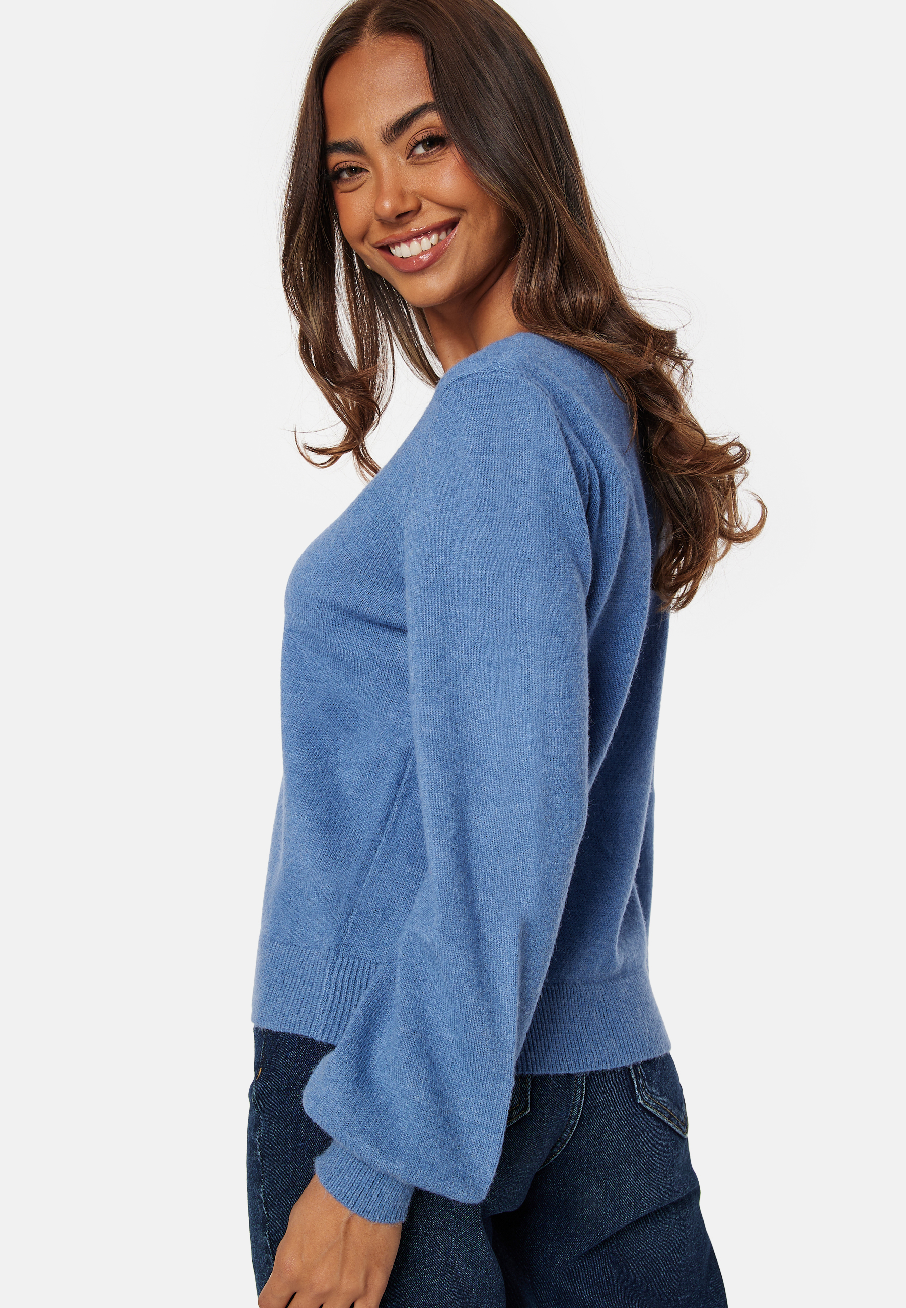 Ril Rev V-Neck L/S Top 2