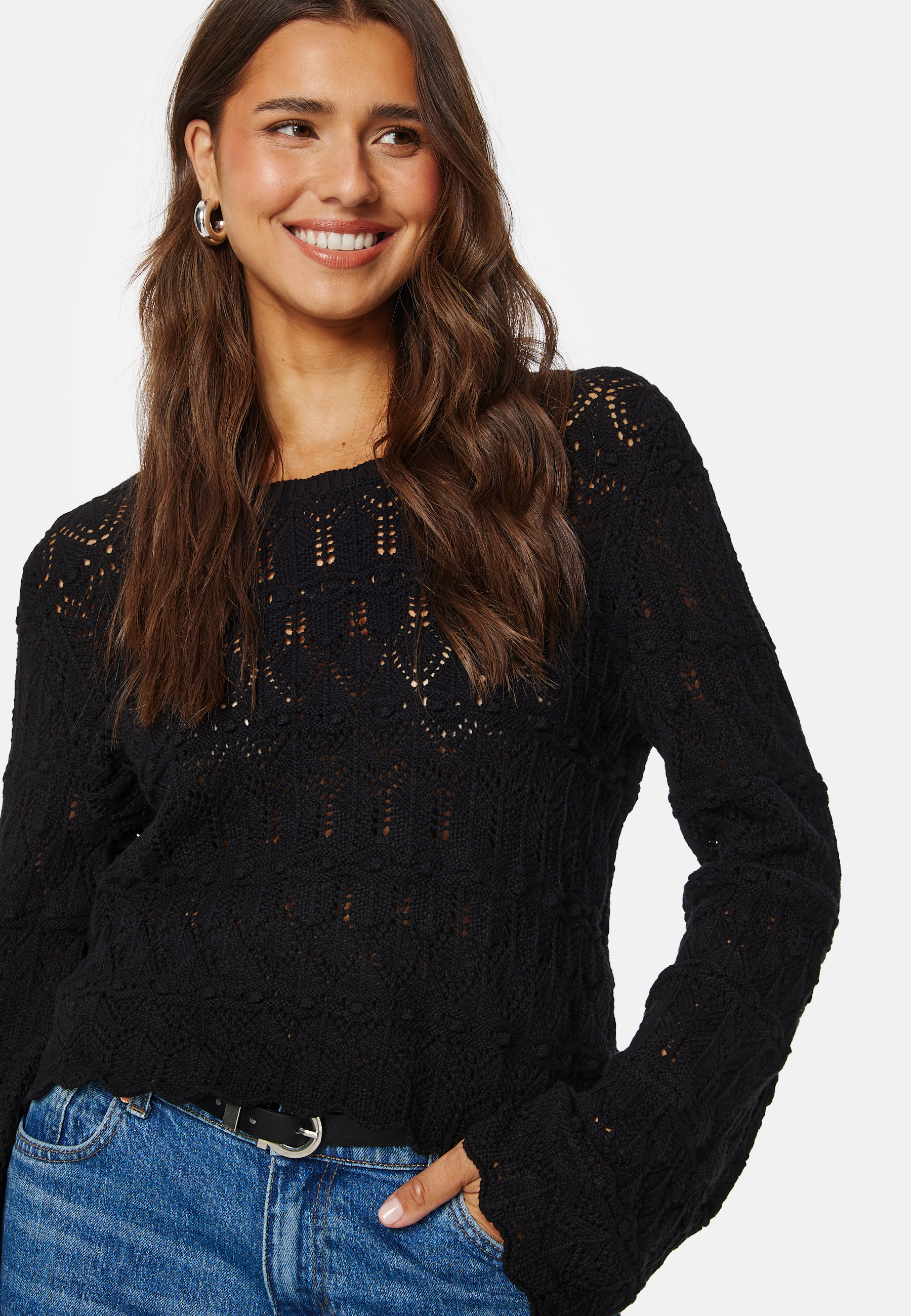 Tvillos O-Neck Knit Top