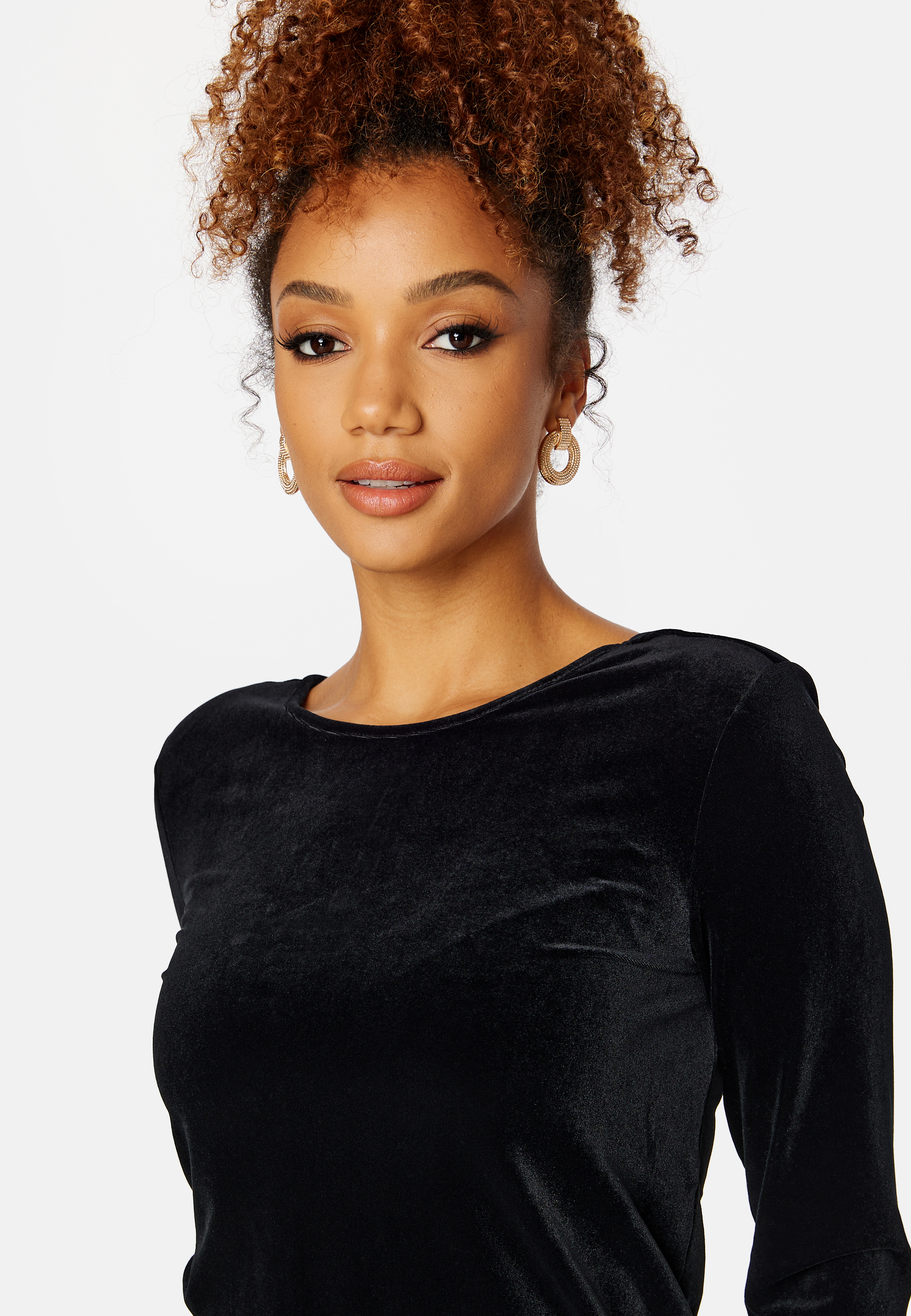 Velvo Deep Back L/S Dress 3