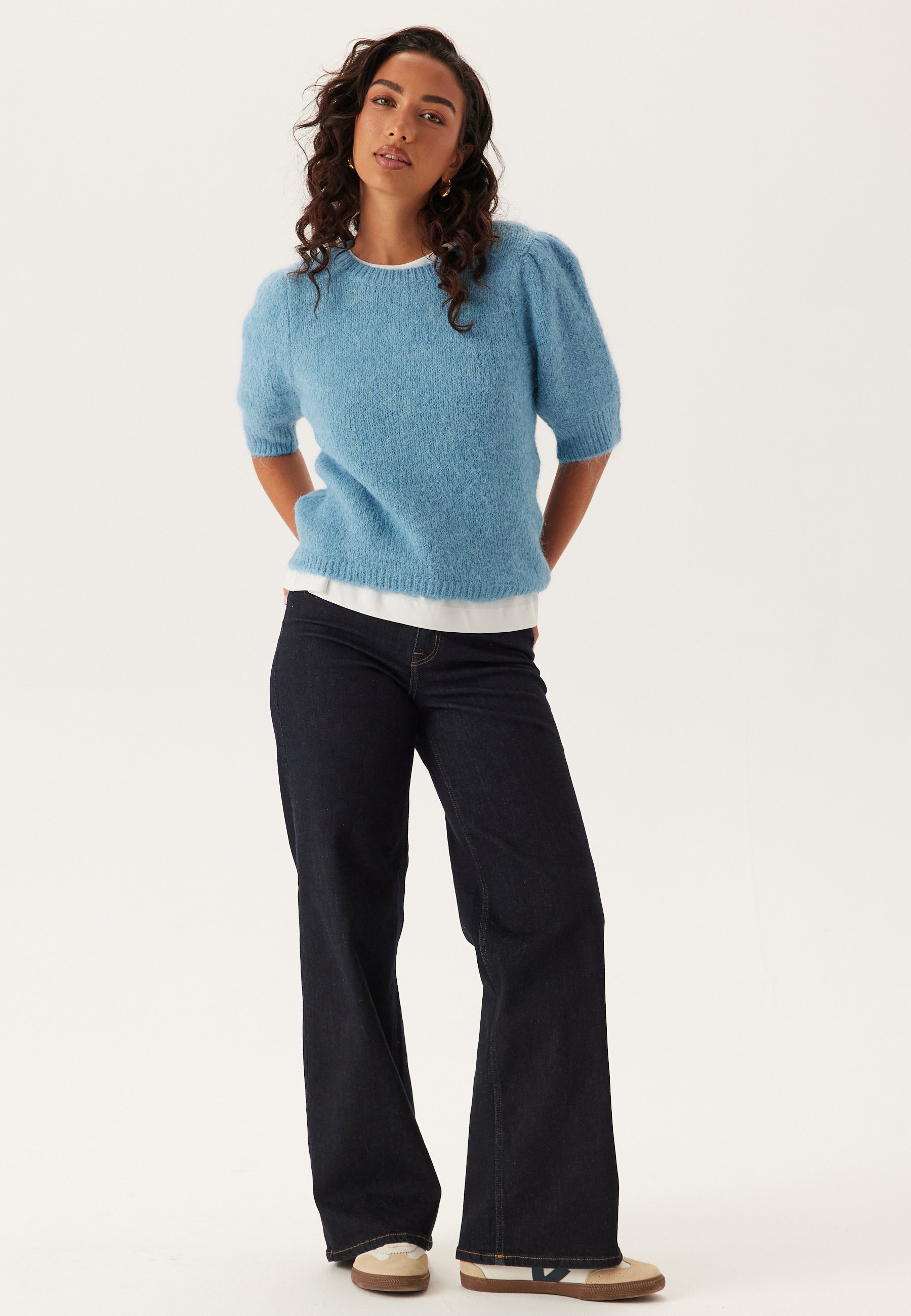 Vibows O-neck 3/4 KNIT TOP KNI 4
