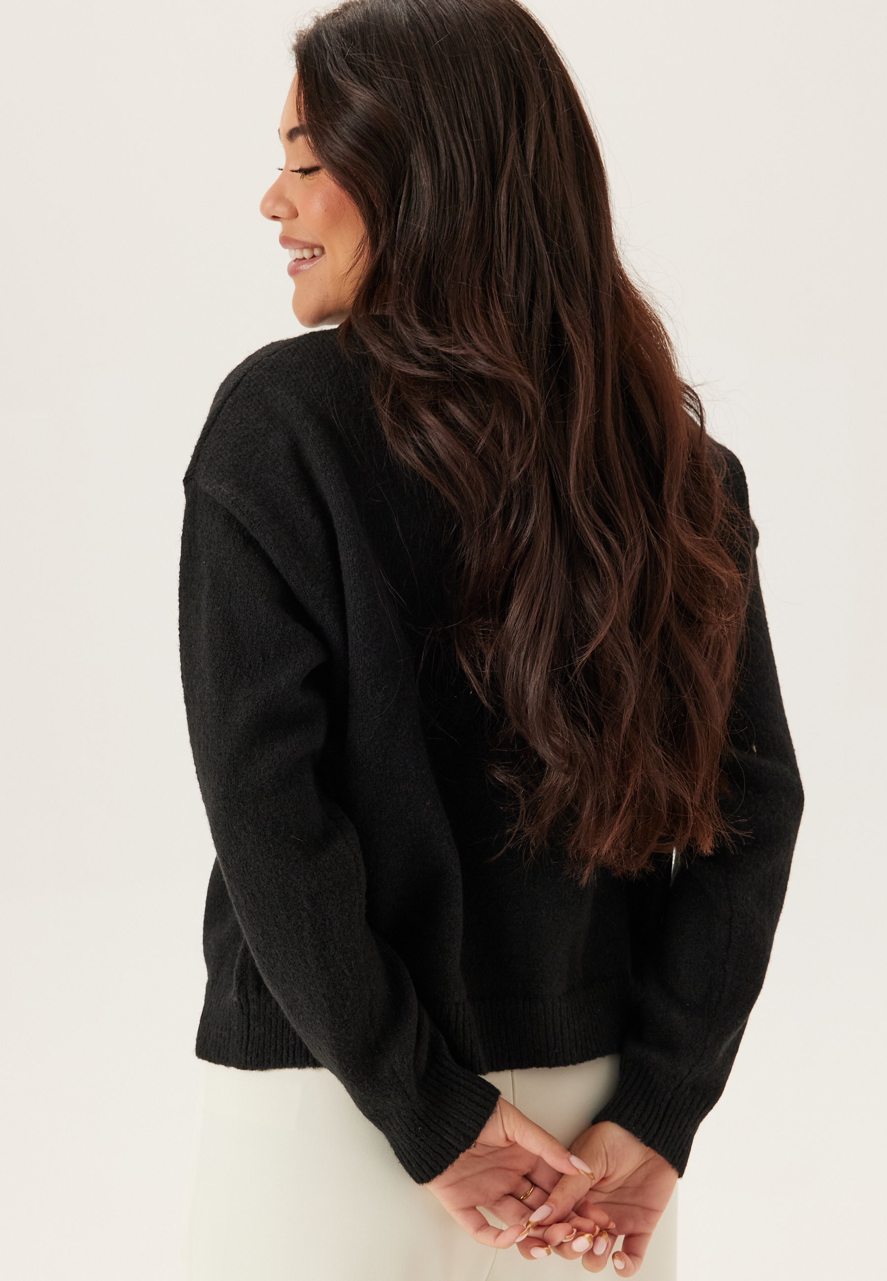 Vibrianna O-neck L/S BOW KNIT 2