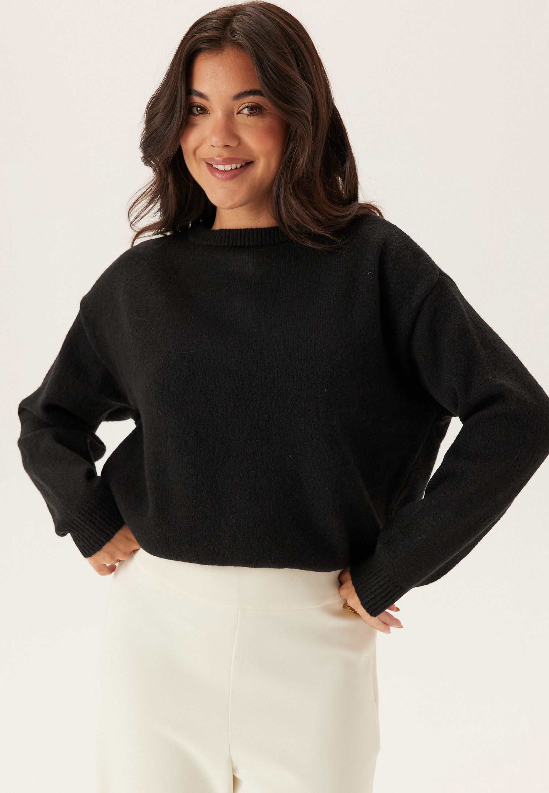 Vibrianna O-neck L/S BOW KNIT 5