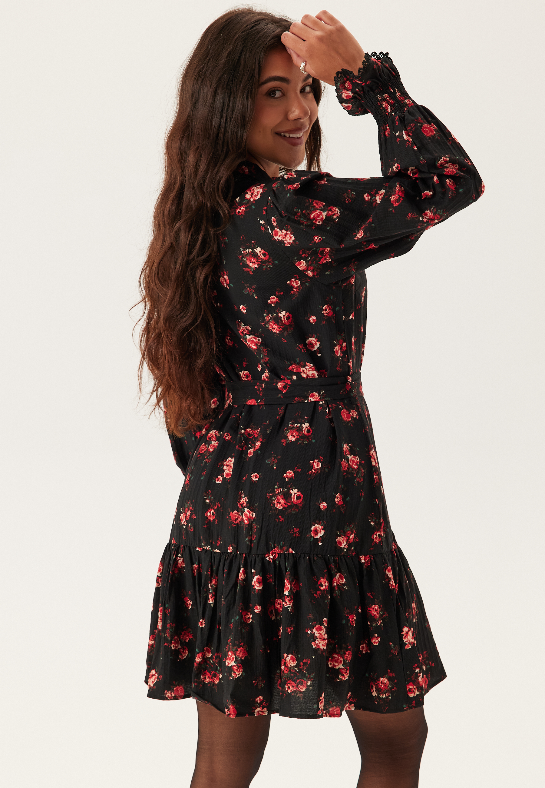 Viclo Rose Ls Shirt Dress 3
