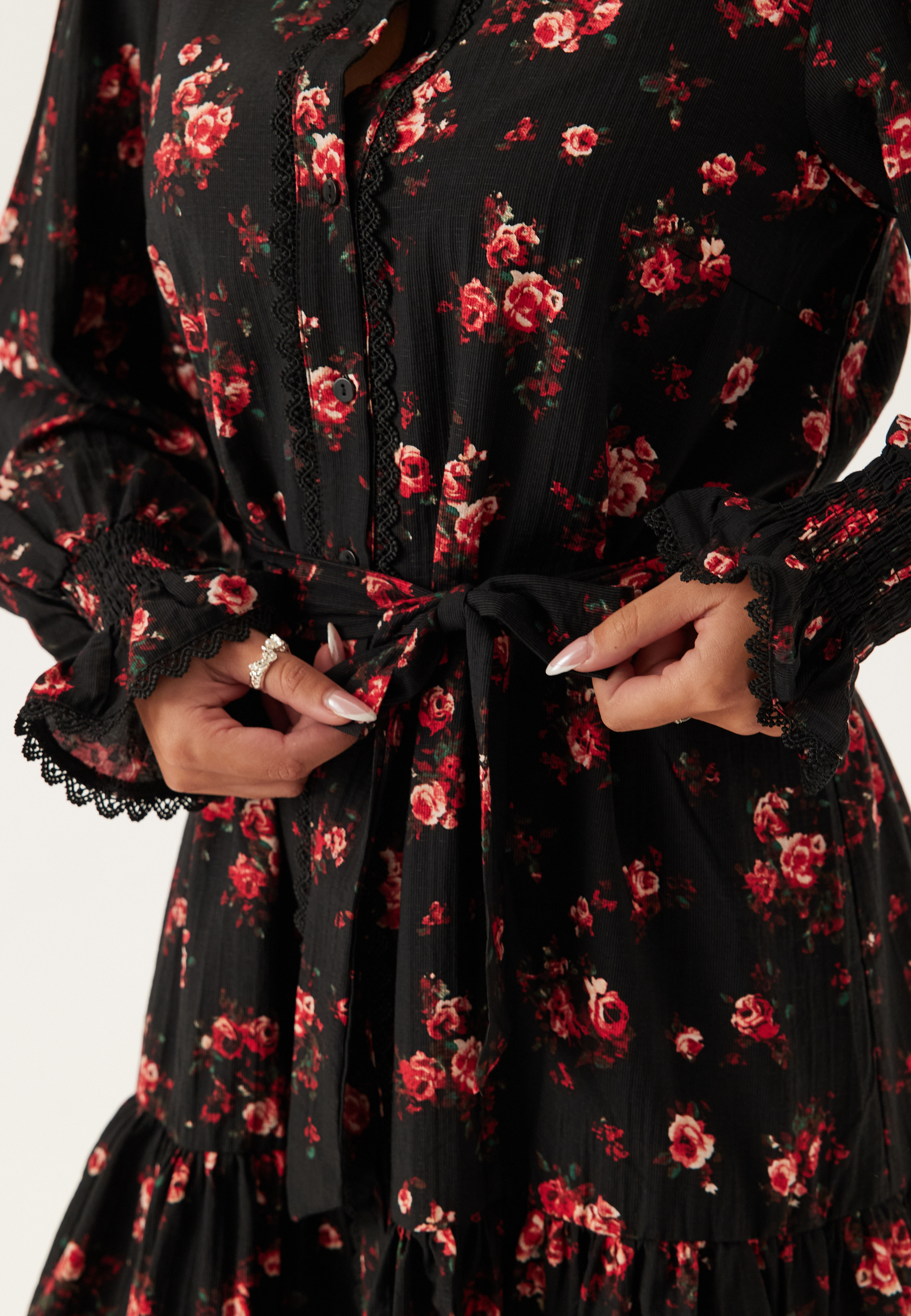 Viclo Rose Ls Shirt Dress 4