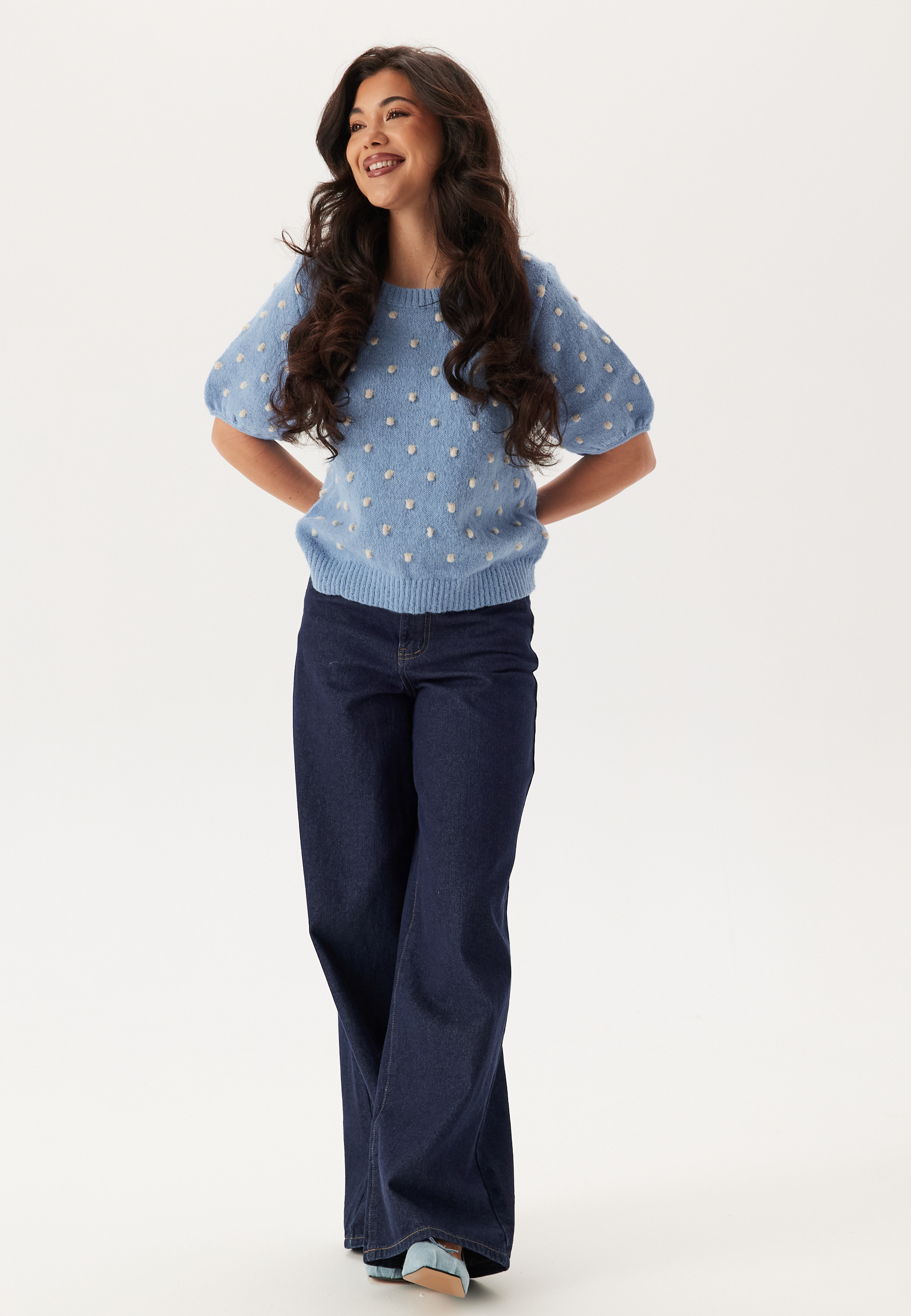 Vidottie 2/4 SLEEVE KNIT TOP S 2