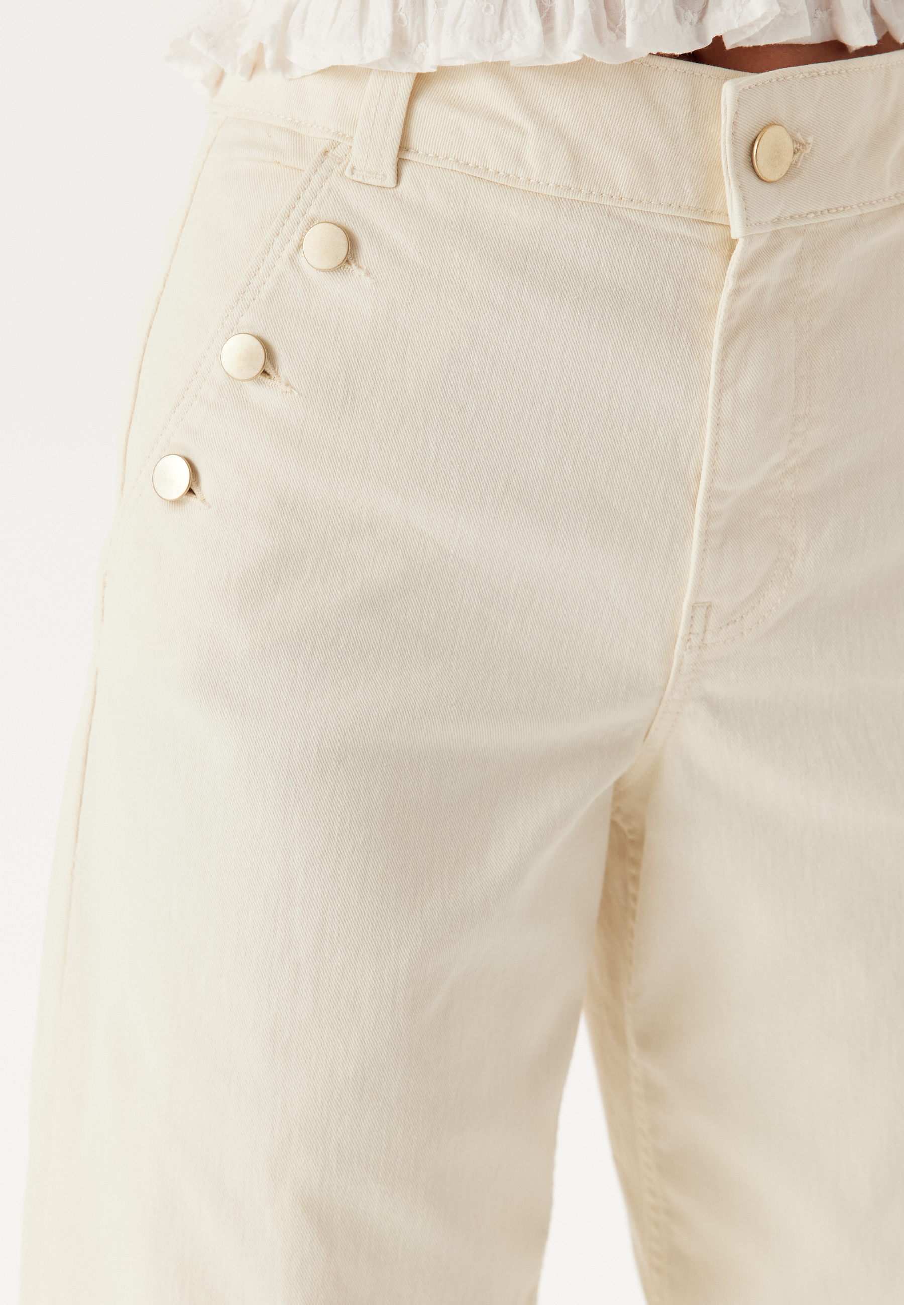Viemma High Waist wide button jeans 3