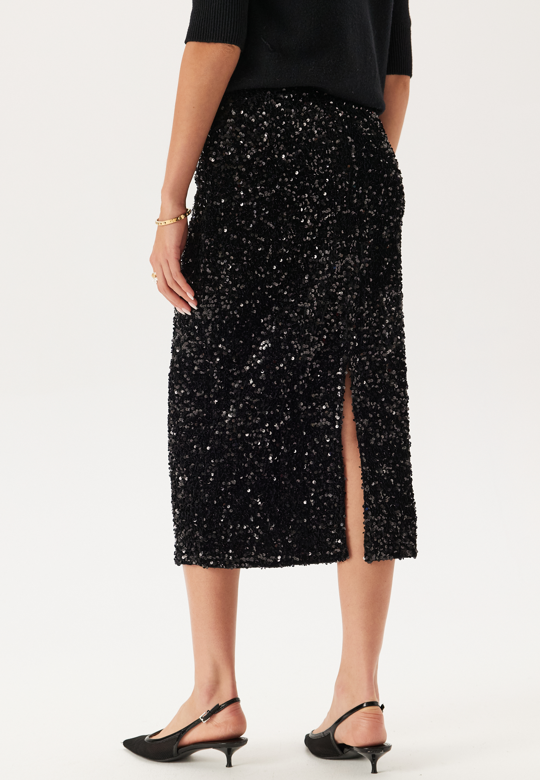 Vifaith Hw Midi Sequin Skirt 2