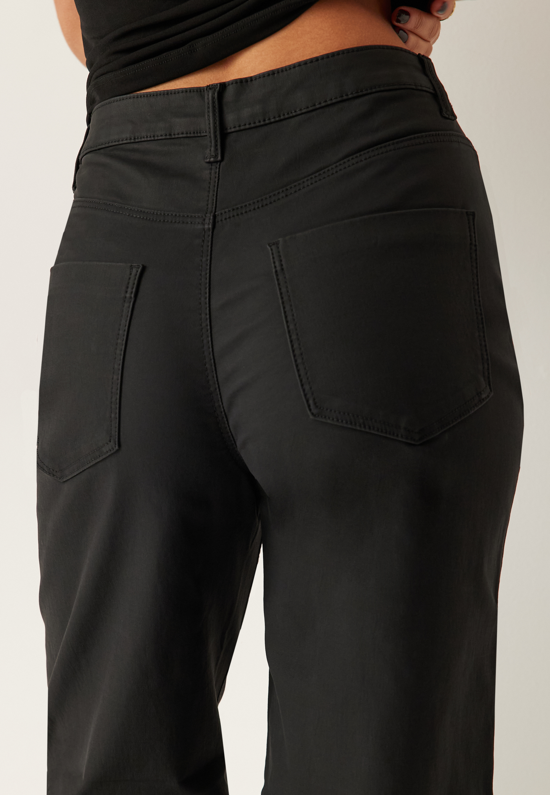 Vifreya Hw Coated Wide Jeans 4