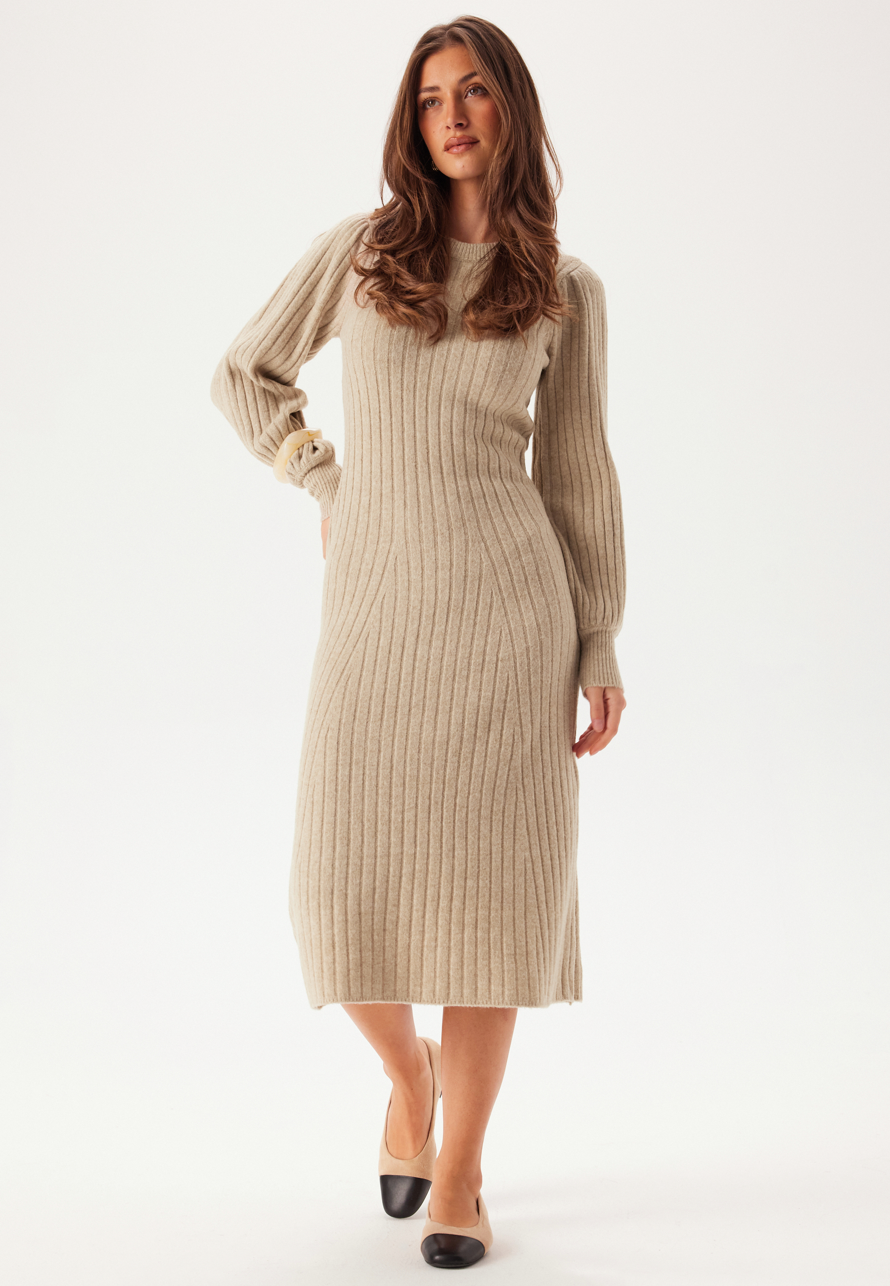 Vijacia O-neck L/S RIB KNIT MI
