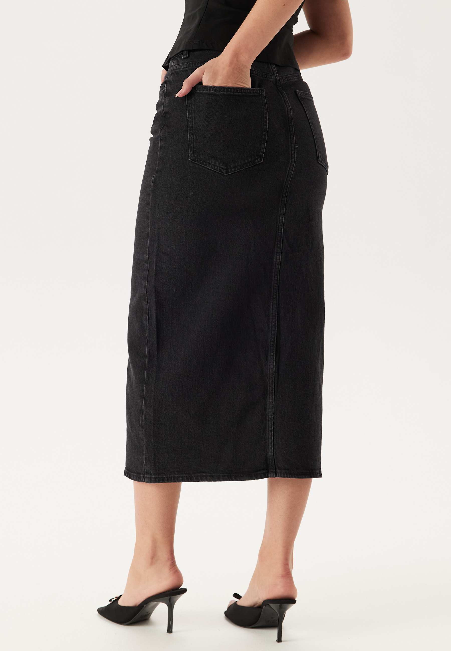 Vijaf Hw Midi Denim Skirt-noos 2