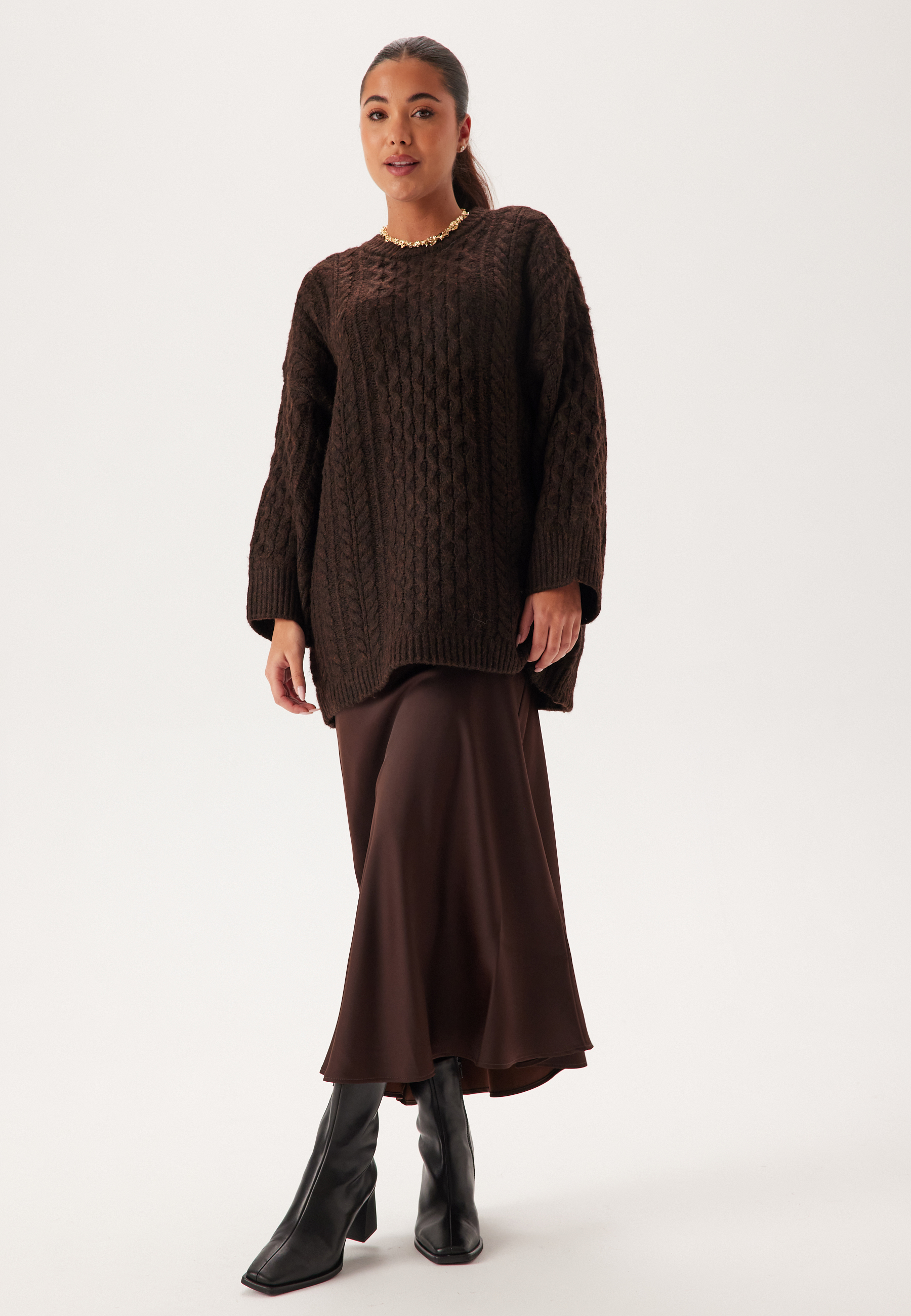 Vikaia L/S OVERSIZE CABLE KNIT 2