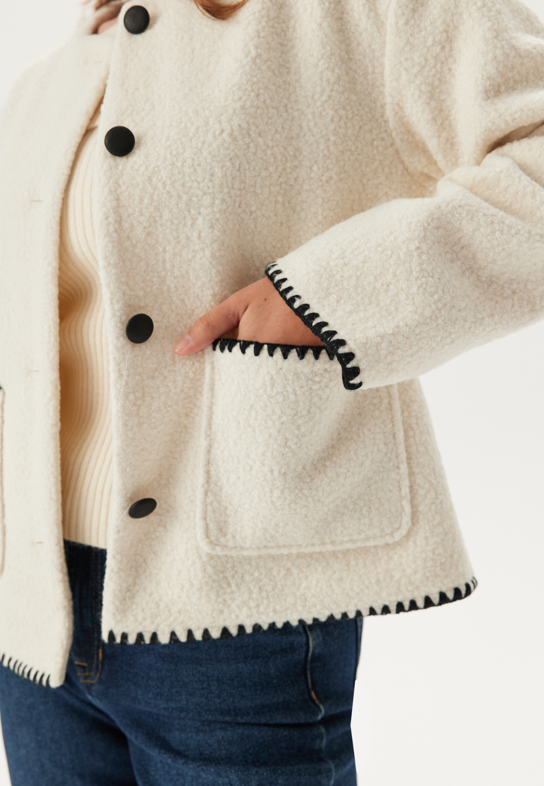 Vikaya L/S SHORT TEDDY JACKET 4