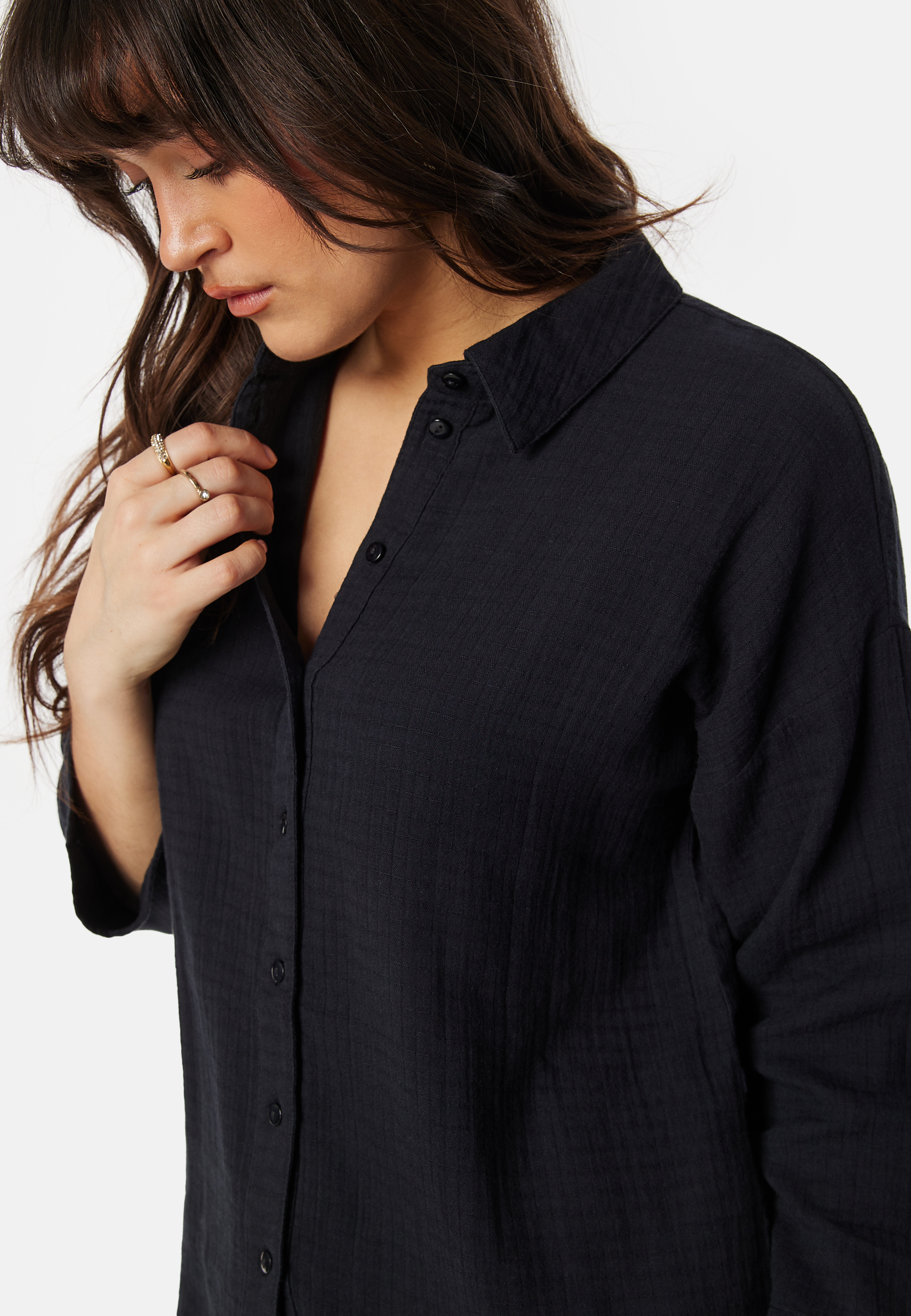 Vilania button 3/4 shirt 4