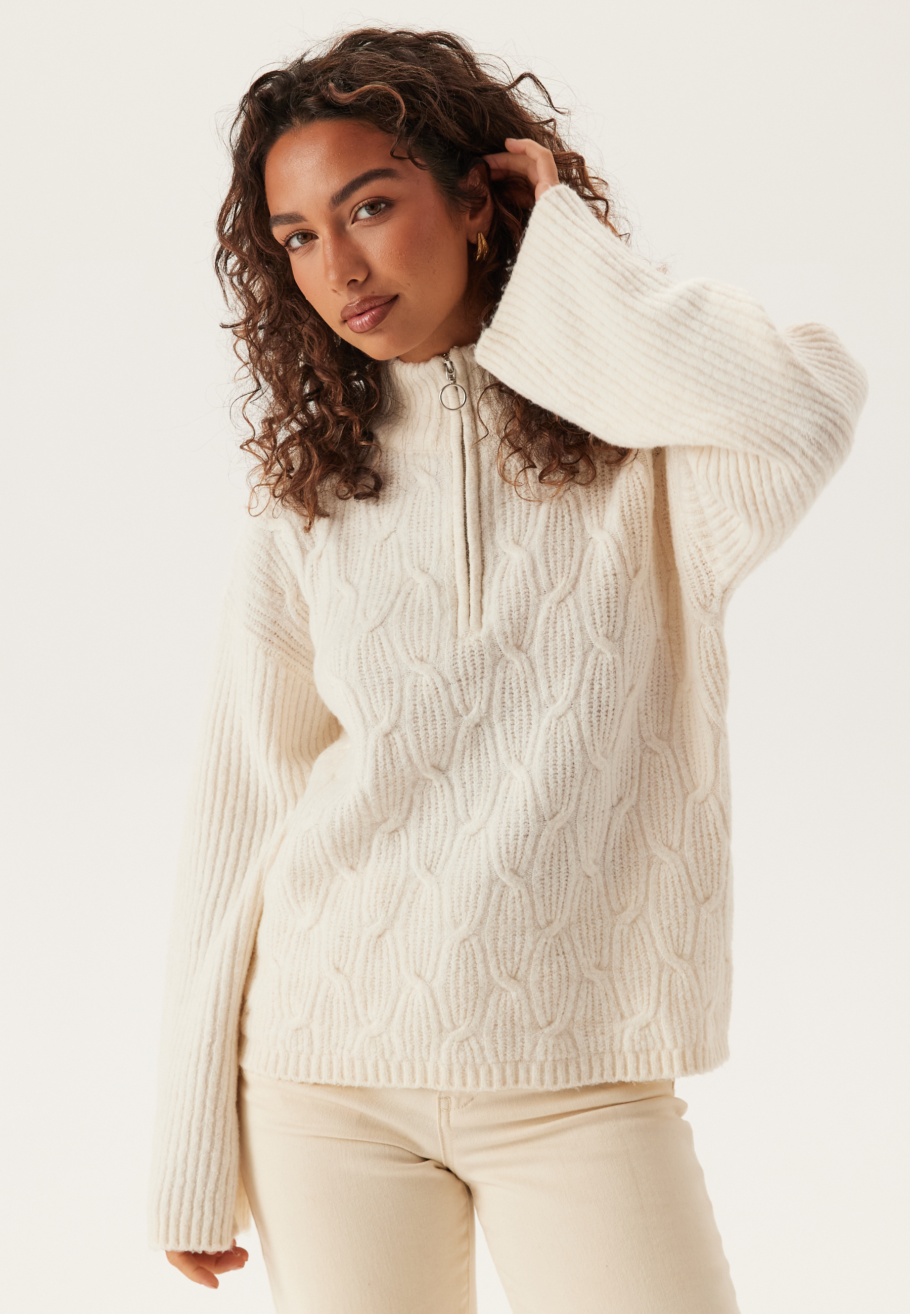 Vilassia L/S HIGH NECK ZIPPER 2