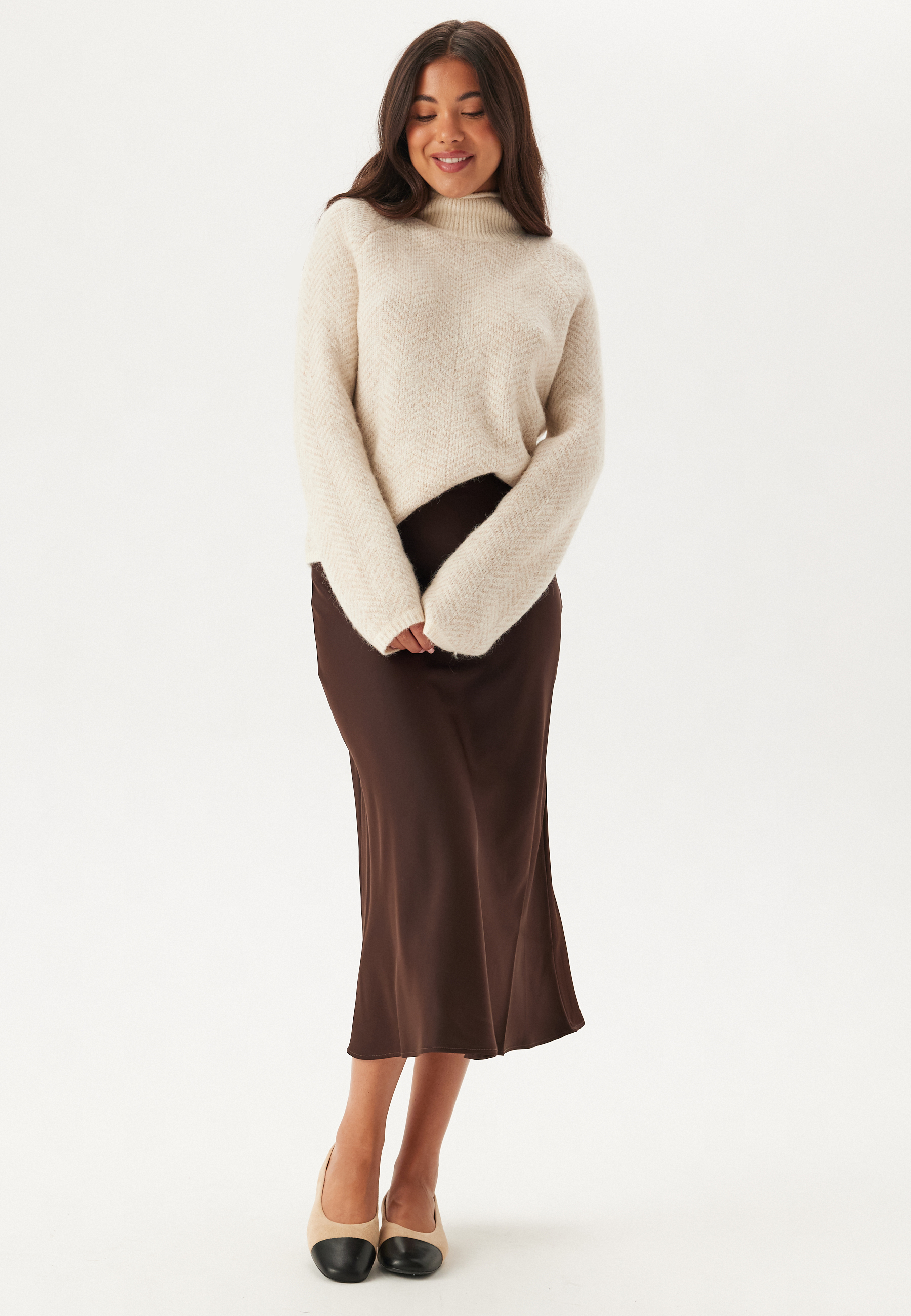 Vilory High Neck L/S KNIT TOP 3