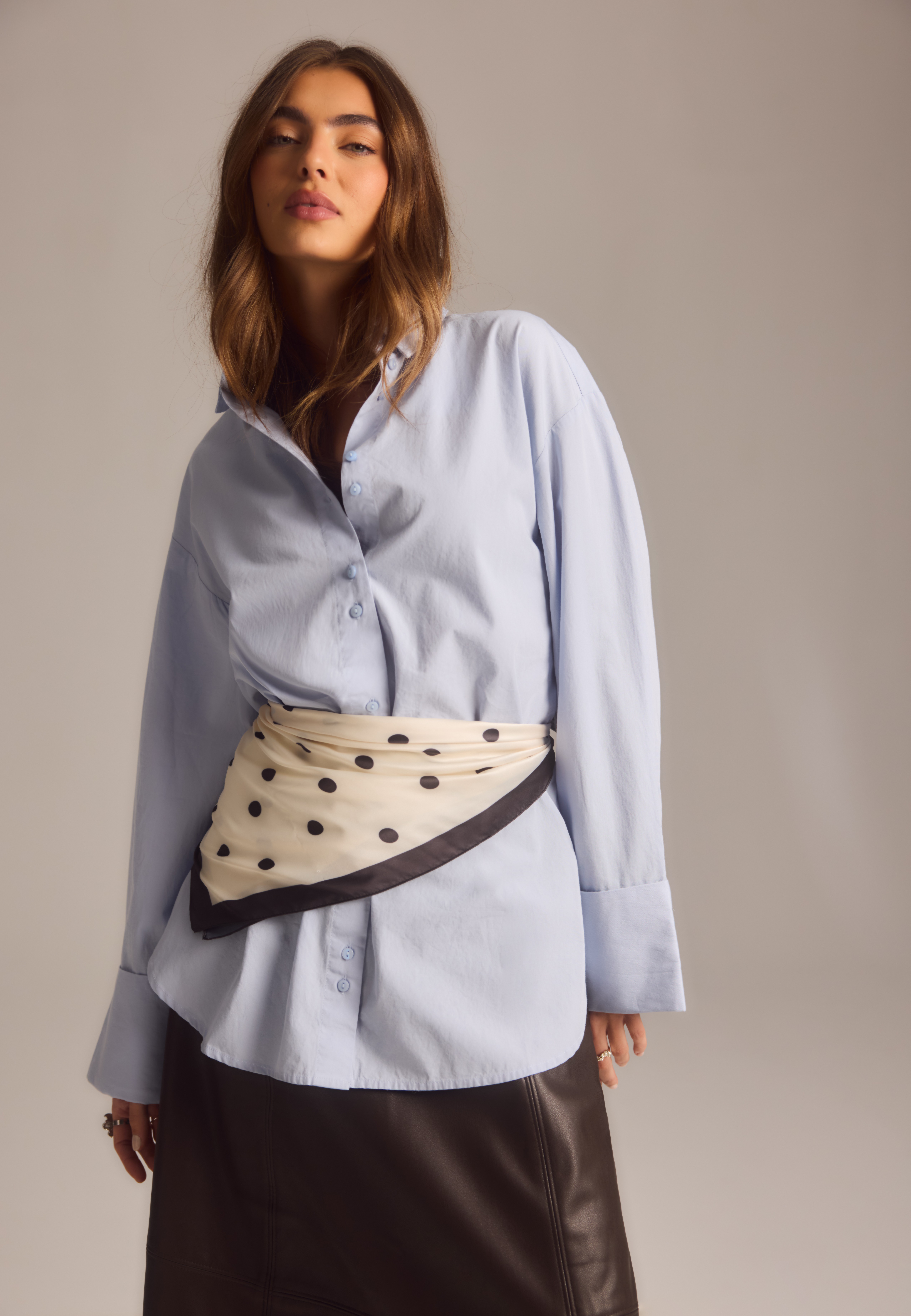 Vimarlene L/S LOOSE SHIRT/LN L 1