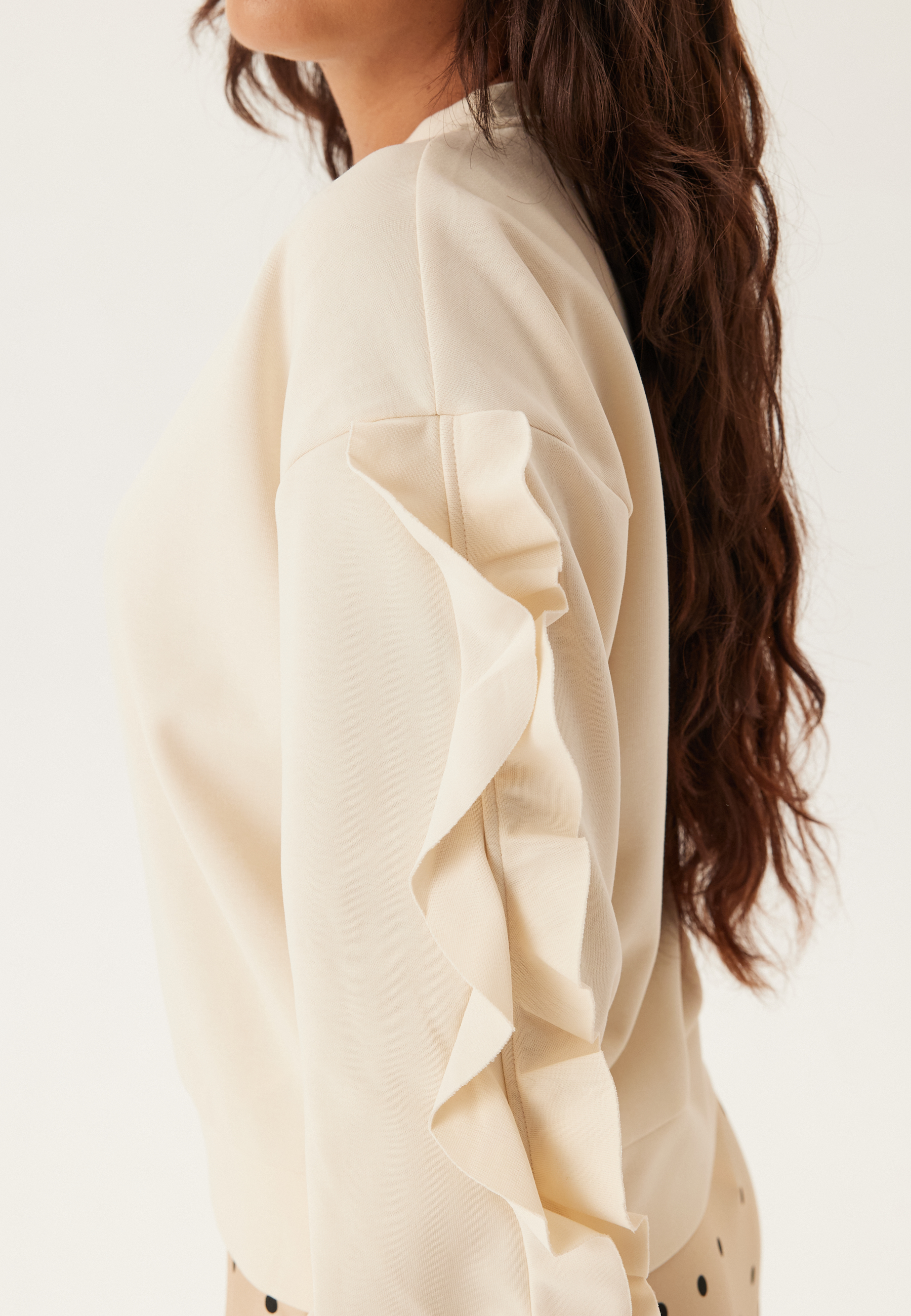 Vimentina Flounce O-neck L/S T 4