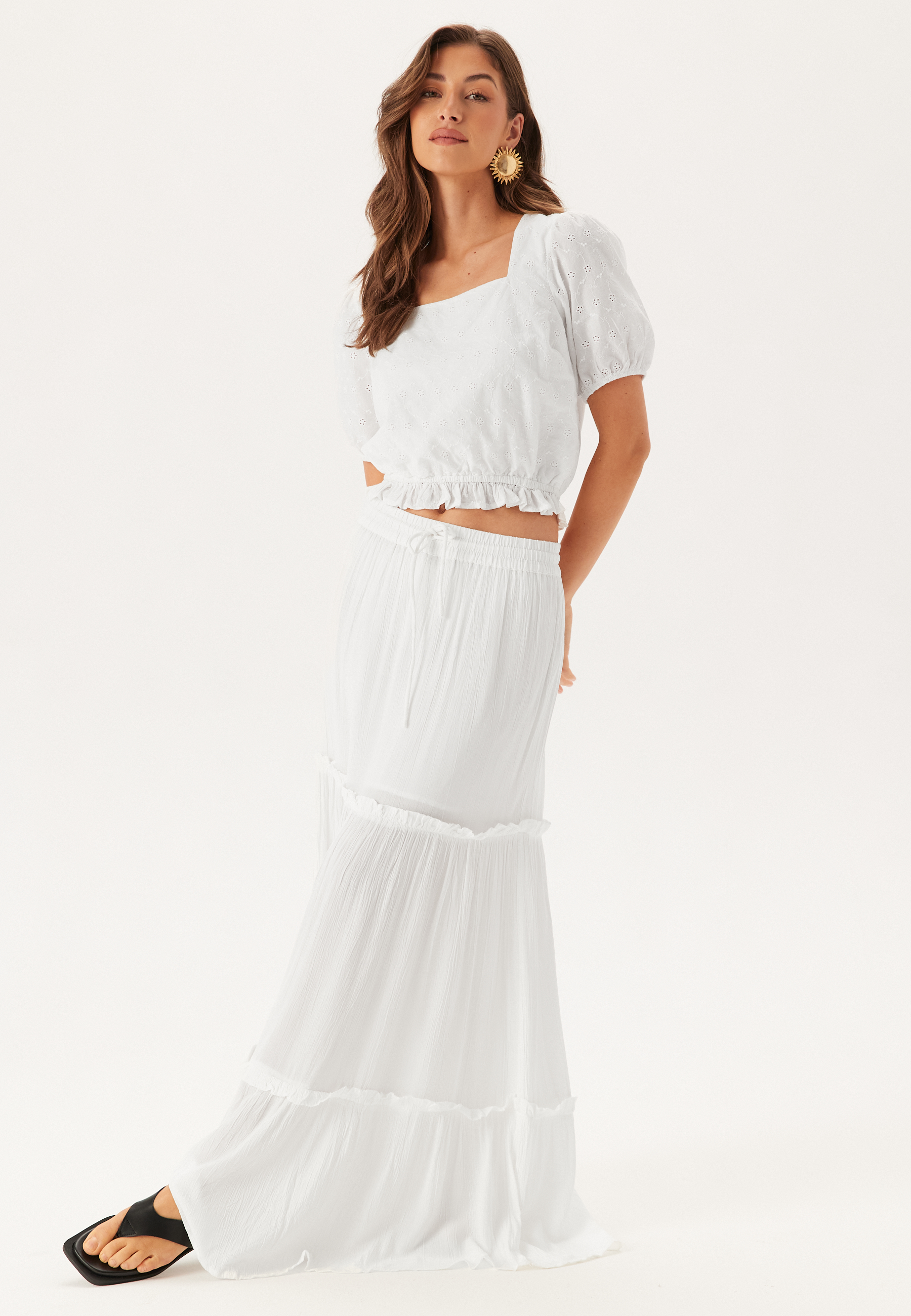 Vimesa High Waist long skirt