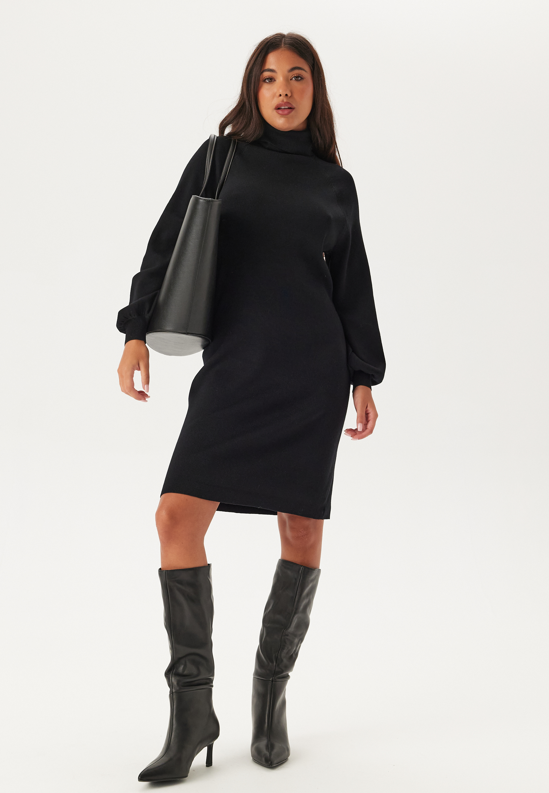 Viostria Roll Neck L/S KNIT DR