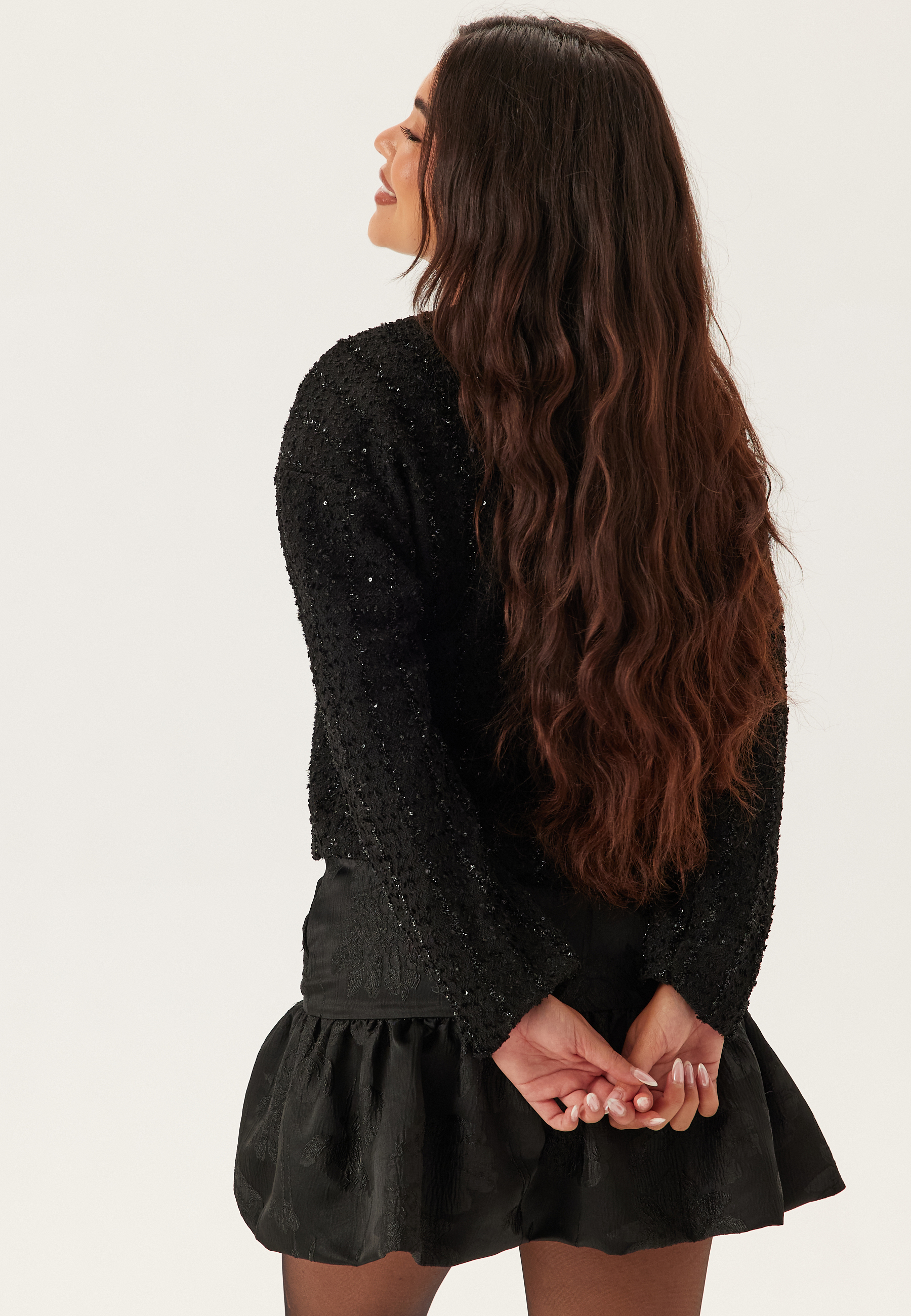 Viotta L/S BOW CARDIGAN 3