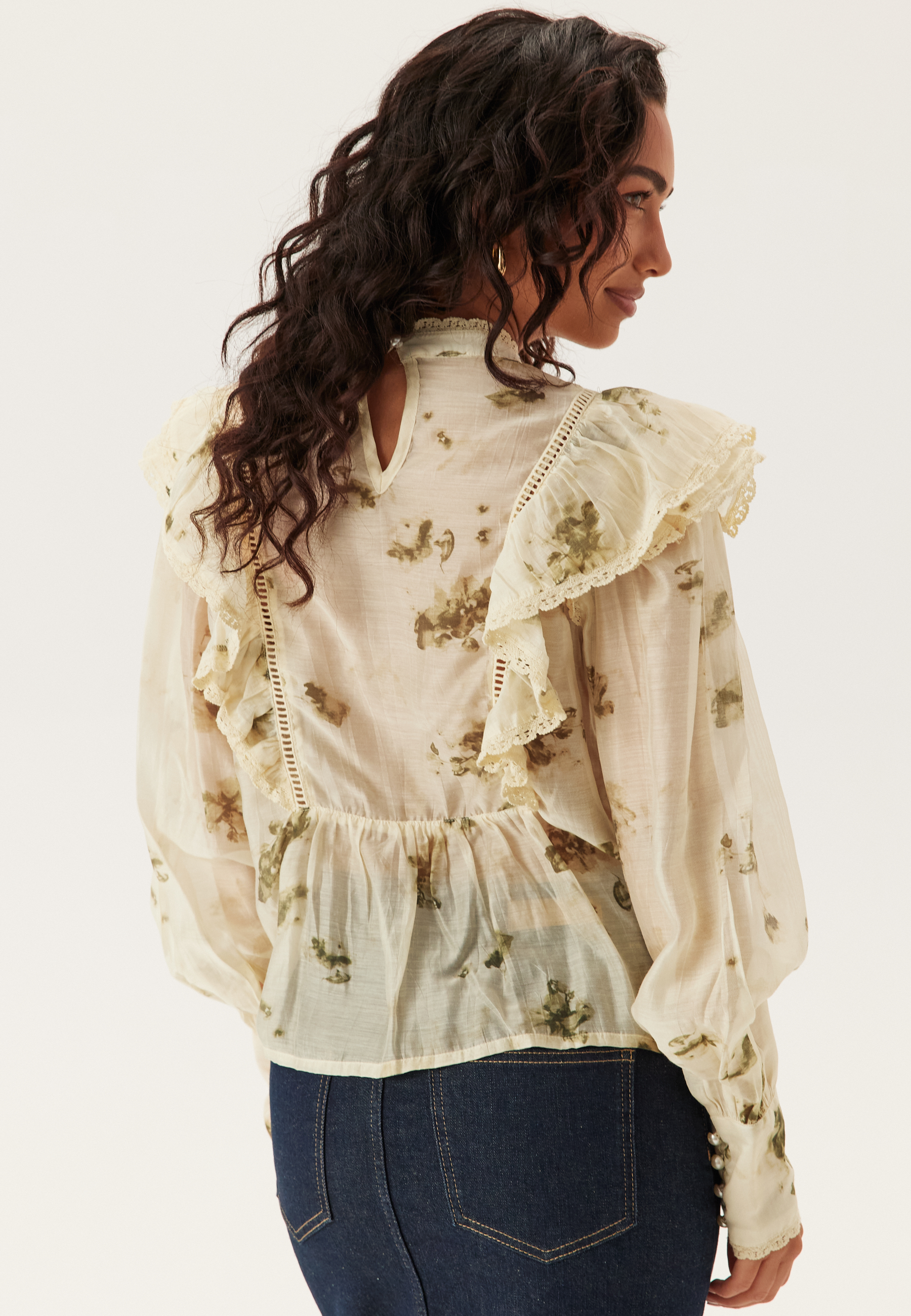 Viremo L/S FRILL TOP FRILL TOP 2