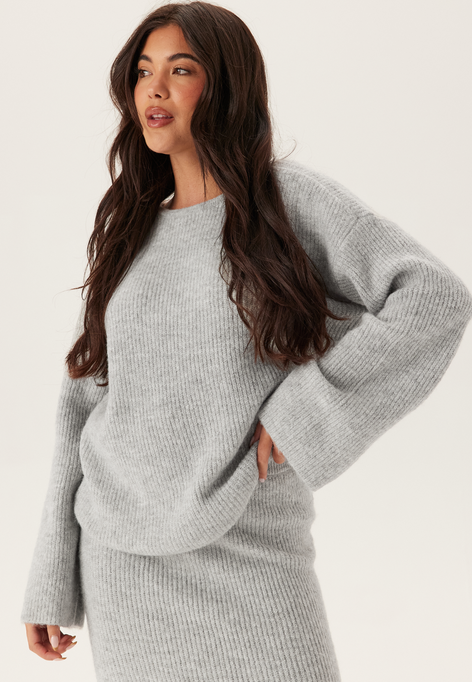 Viretta O-neck L/S KNIT BOW TO 2