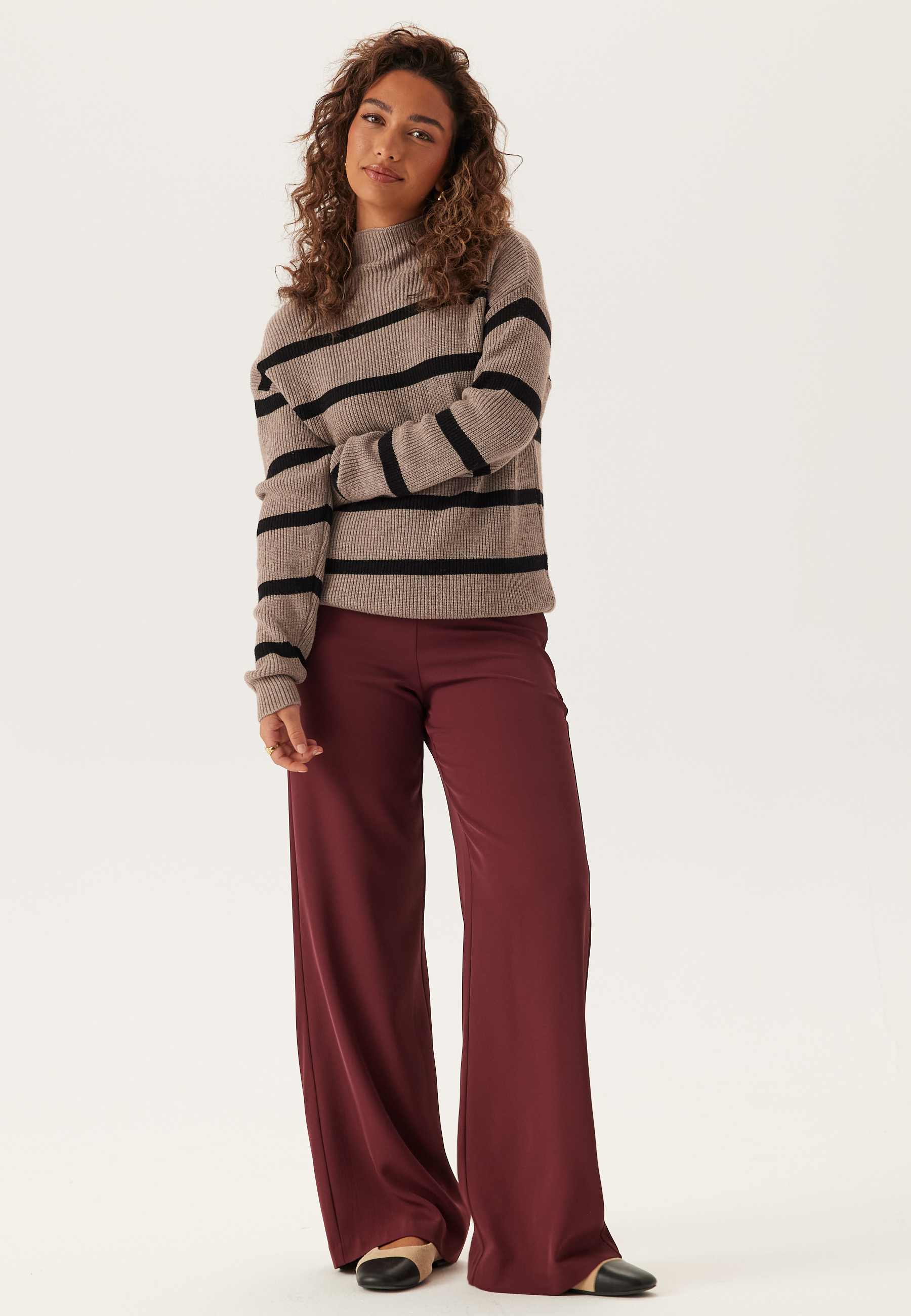 Viril Mockneck L/S Knit Rib Top 2
