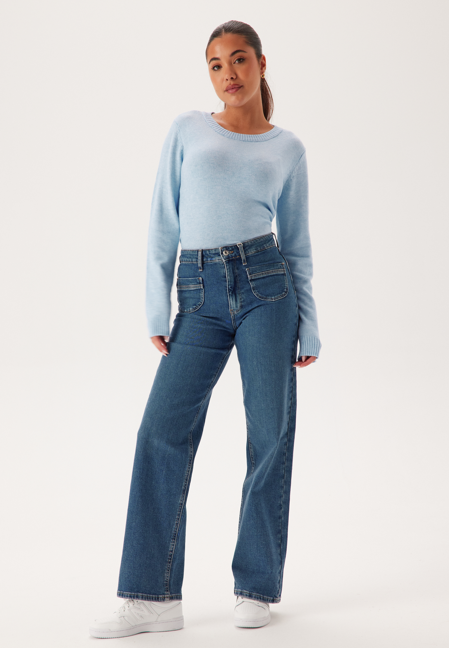 Viril O-neck L/S Knit Top 2