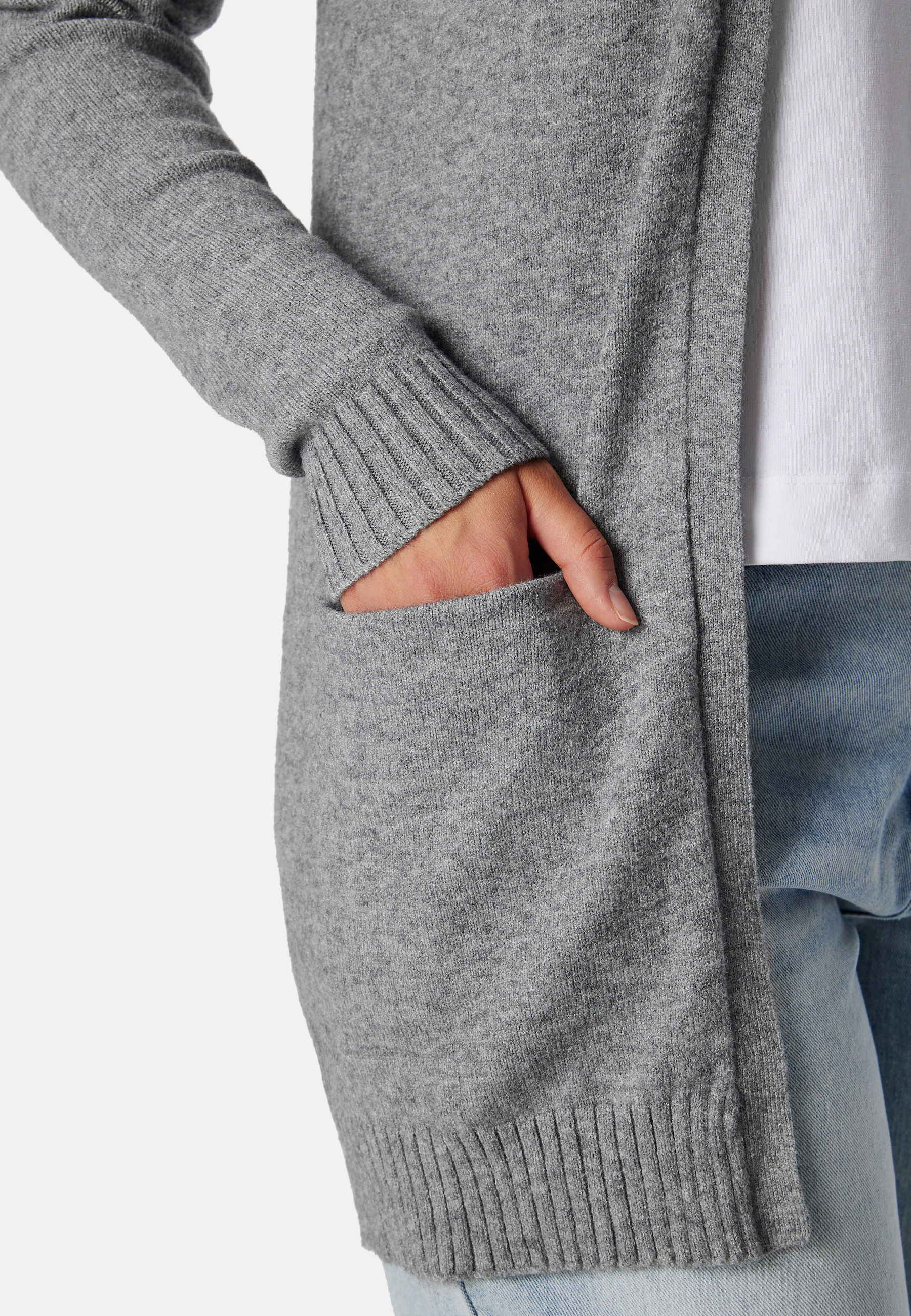 Viril Open L/S Knit Cardigan 3