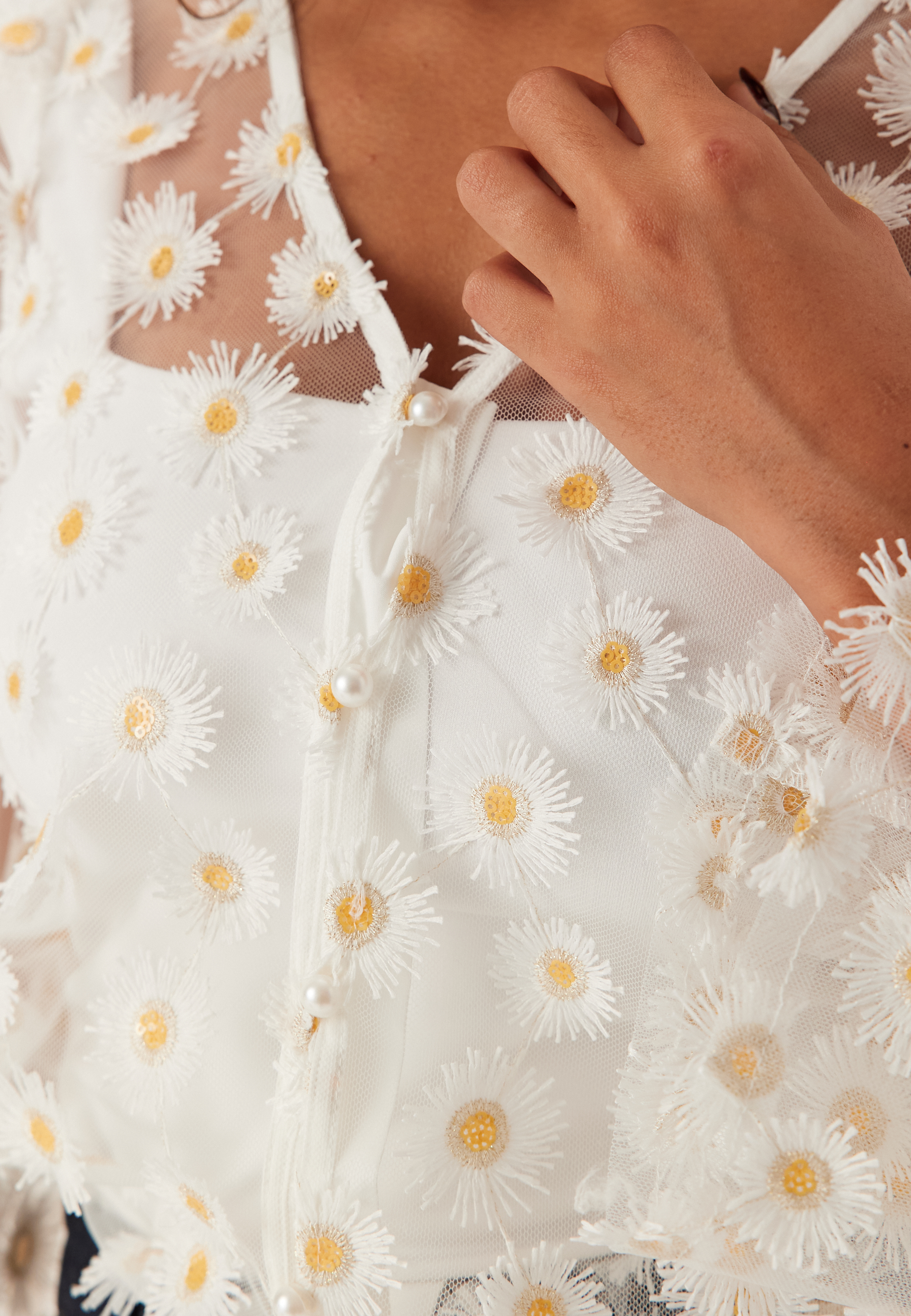 Visola L/S FLOWER TOP FLOWER T 3