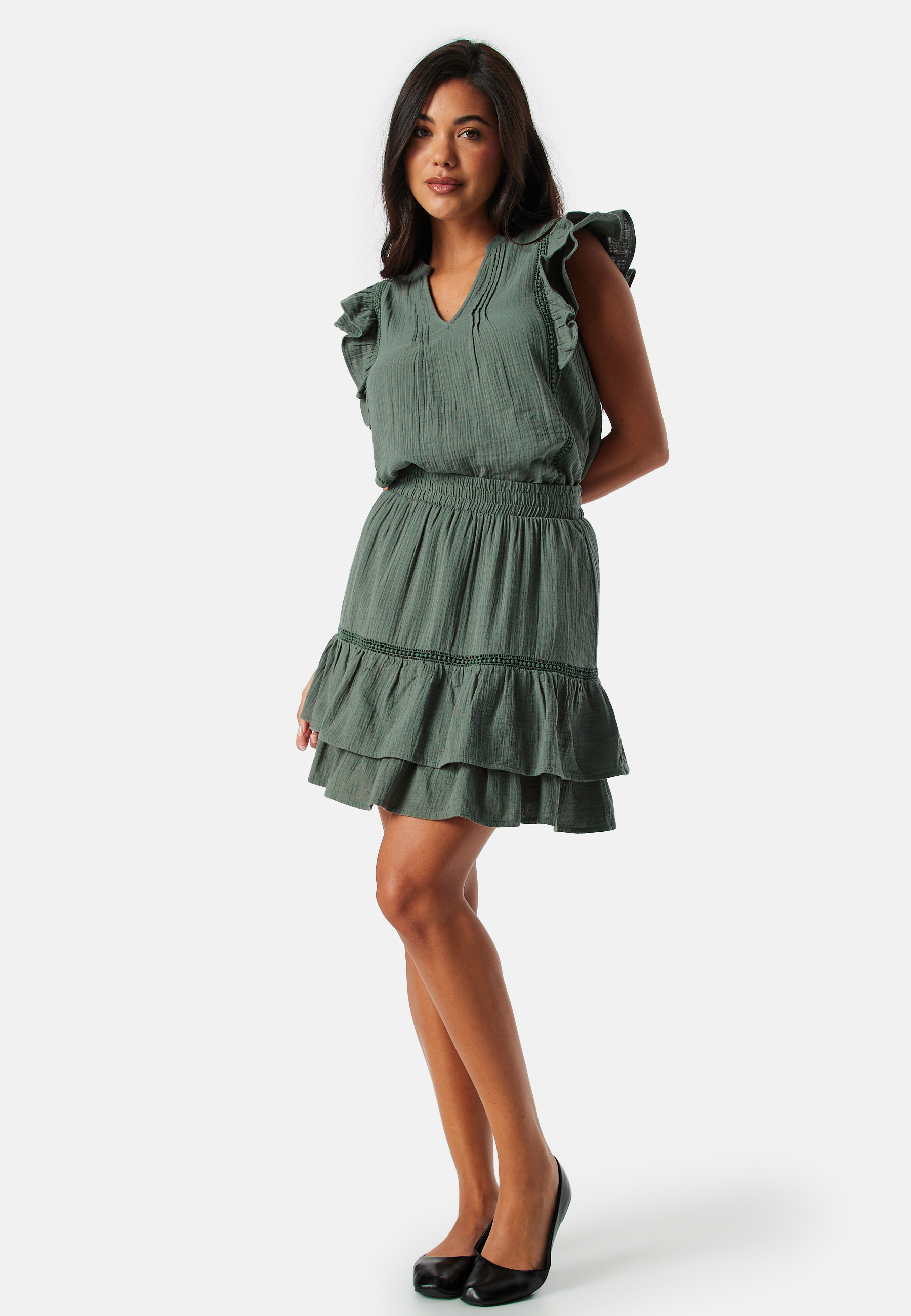 Vitovan flounce short skirt 2