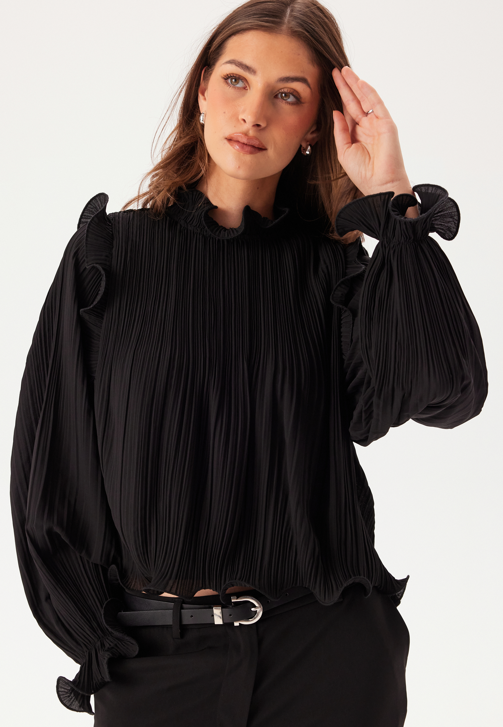 Yasphilina Ls High Neck Top S.